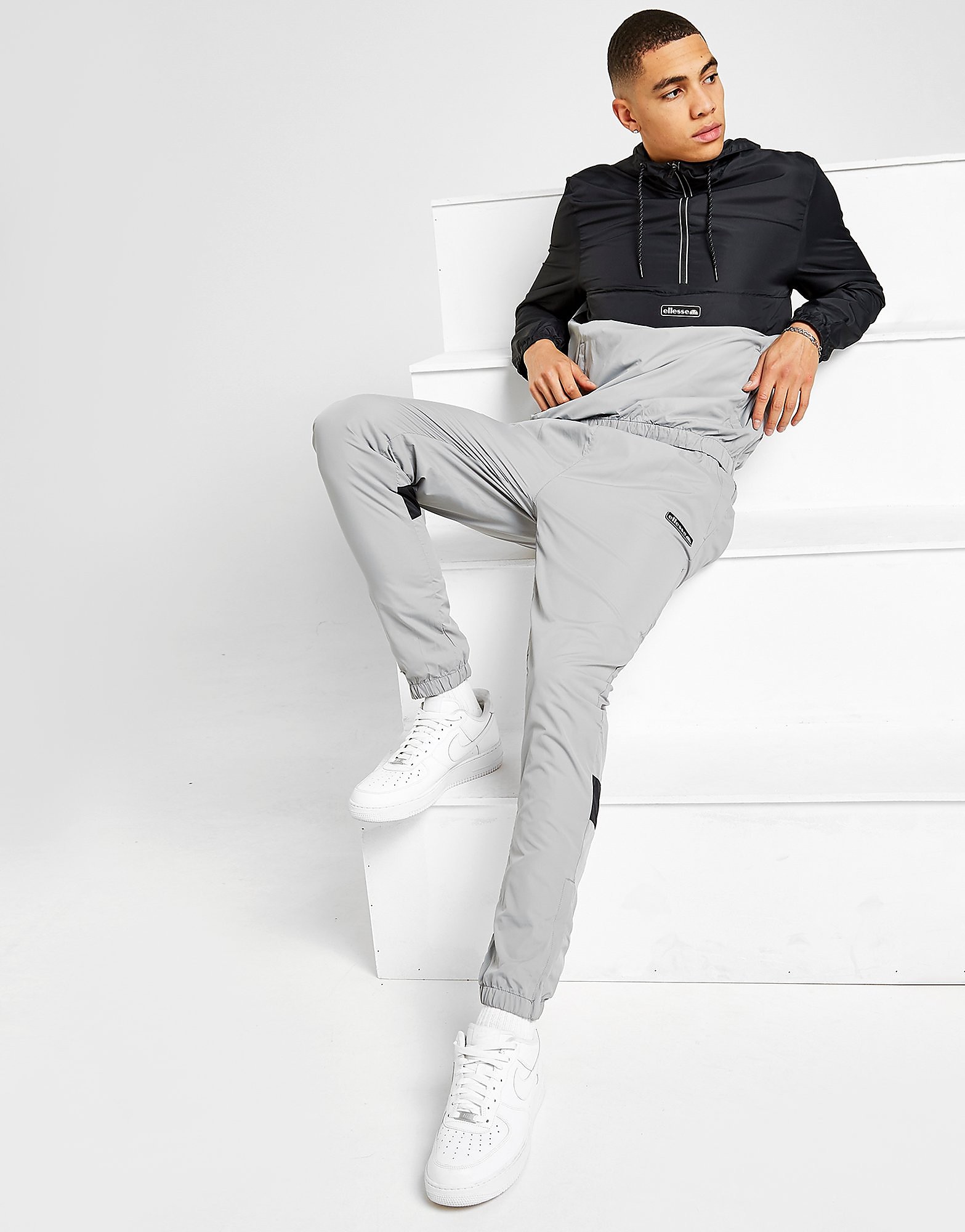 

Ellesse Morant Tracksuit - Only at JD - Grey/Black - Mens, Grey/Black
