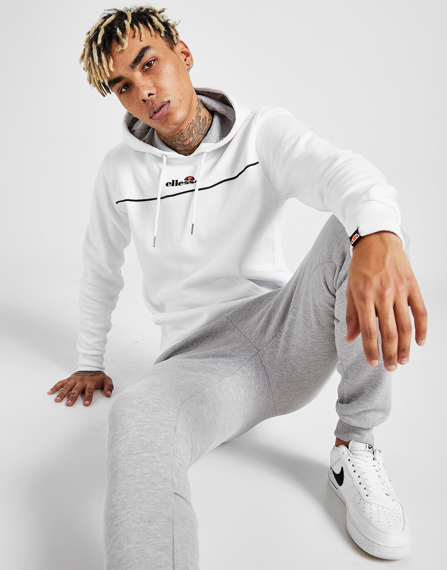 

Ellesse Kasper Overhead Hoodie - Only at JD - White - Mens, White