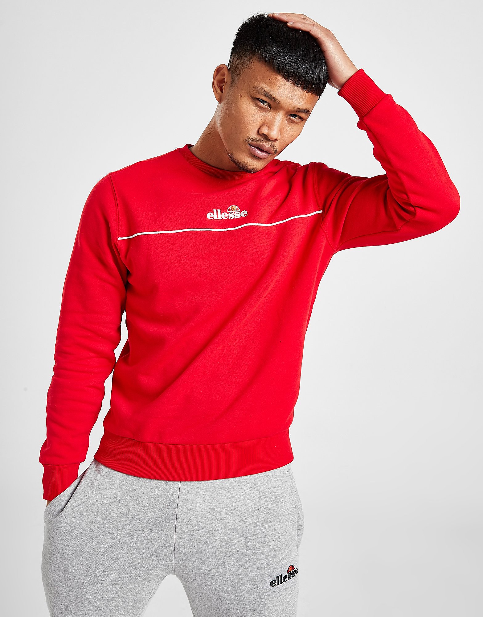 

Ellesse Westerby Sweatshirt - Only at JD - Red - Mens, Red