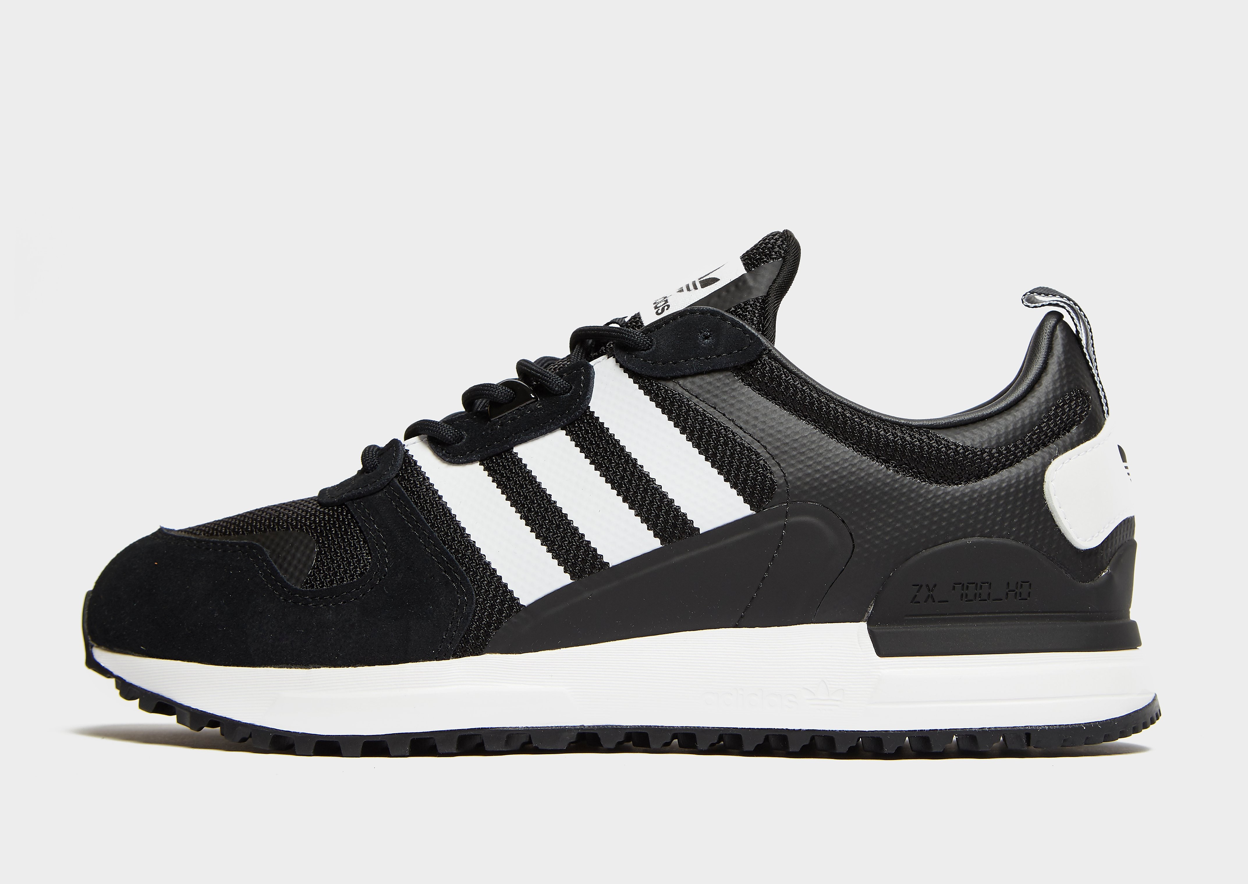 

adidas Originals ZX 700 HD - Core Black / Cloud White / Core Black - Womens, Core Black / Cloud White / Core Black