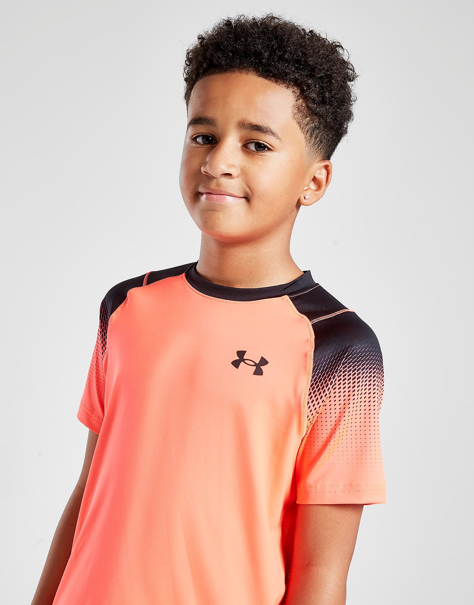 

Under Armour MK1 Dash T-Shirt Junior - Orange/Black - Kids, Orange/Black