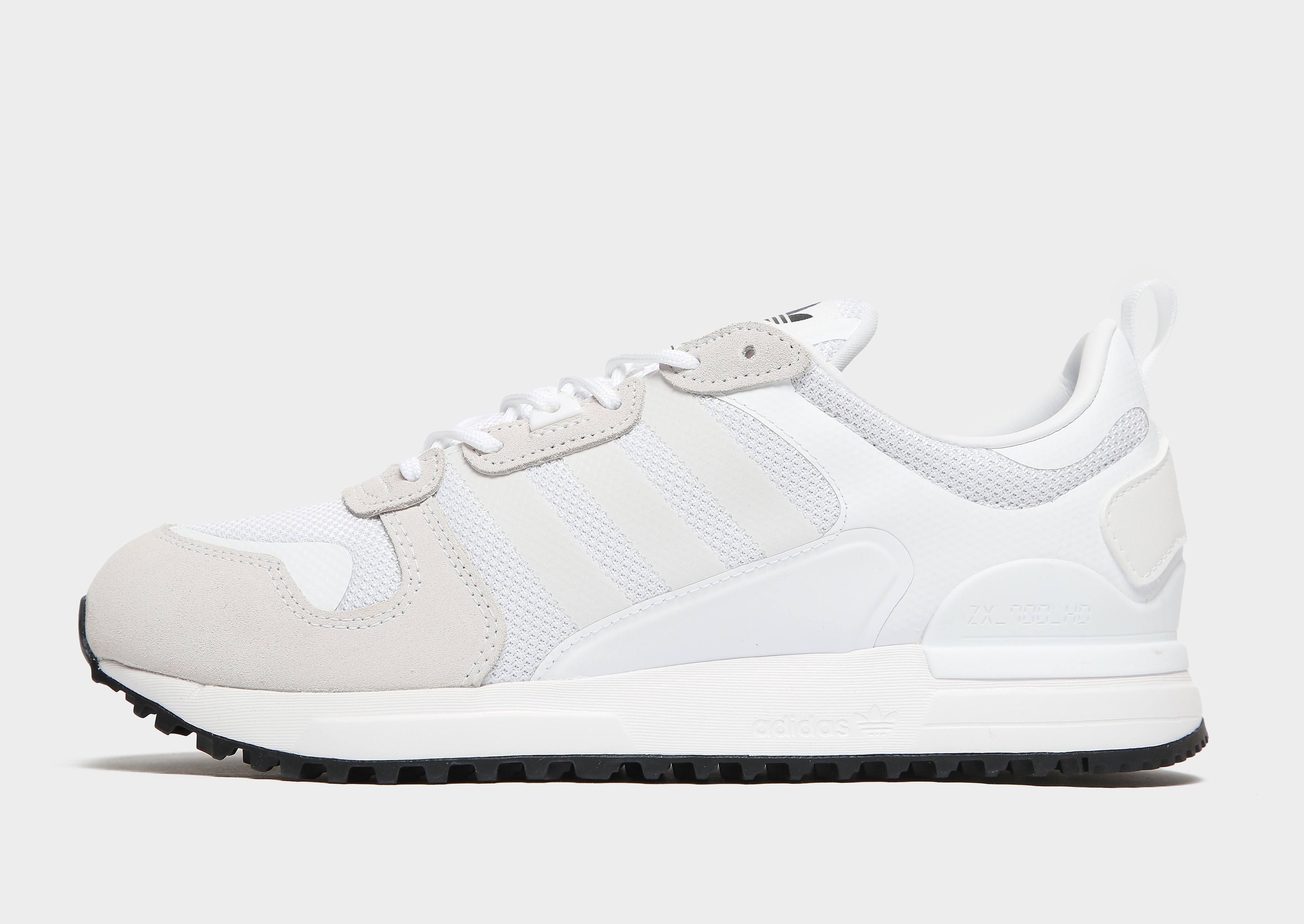 

adidas - Cloud White / Cloud White / Core Black/Grey - Mens, Cloud White / Cloud White / Core Black/Grey