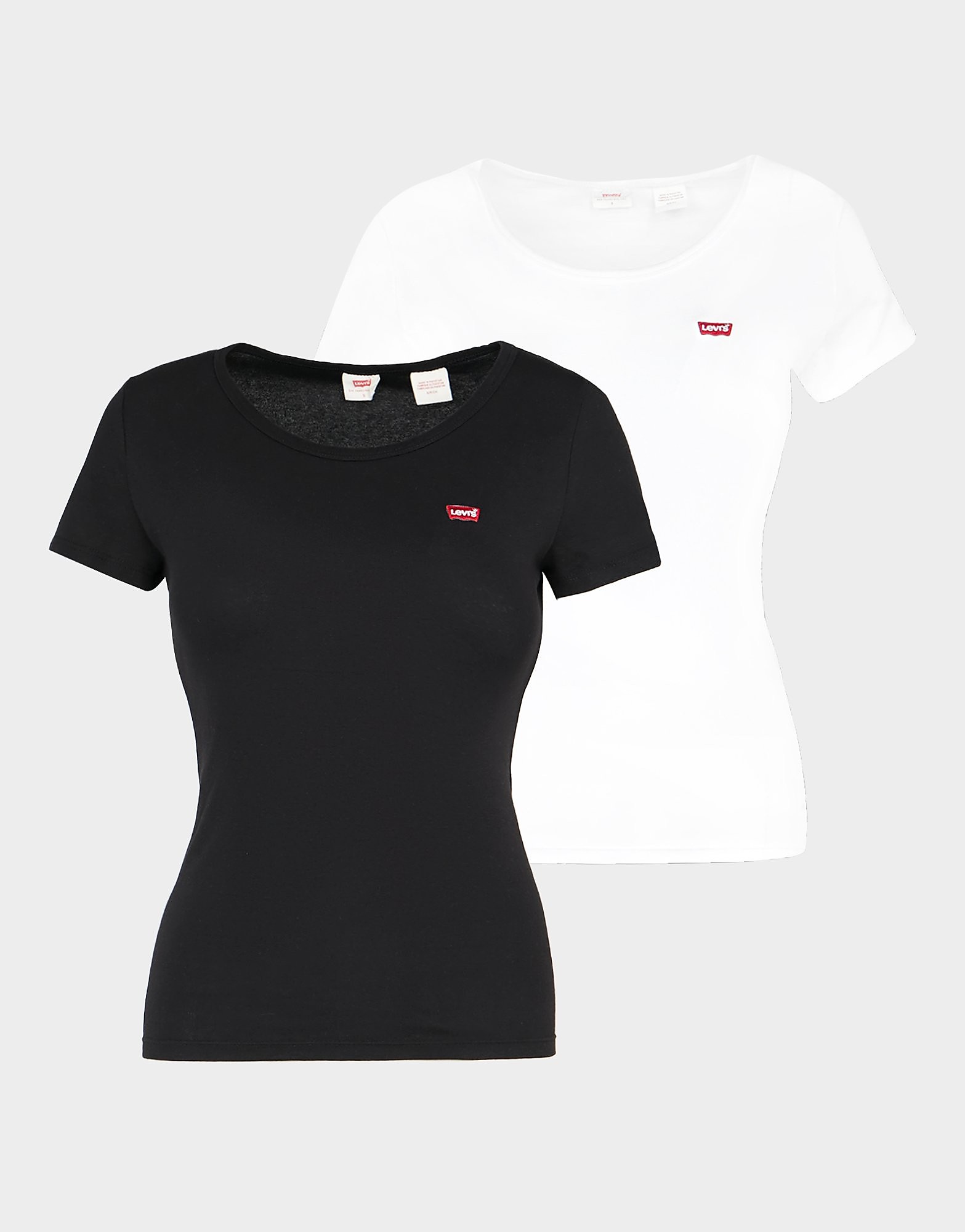 

Levis Slim T-Shirt 2 Pack - Black/White - Womens, Black/White