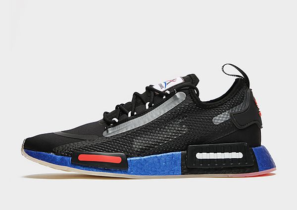 adidas Originals Baskets NMD_R1 Spectoo Junior - Core Black / Core Black / Solar Red, Core Black / C