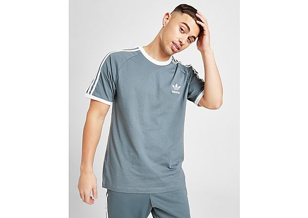 adidas Originals T-shirt California 3-Stripes Homme - Blue Oxide, Blue Oxide