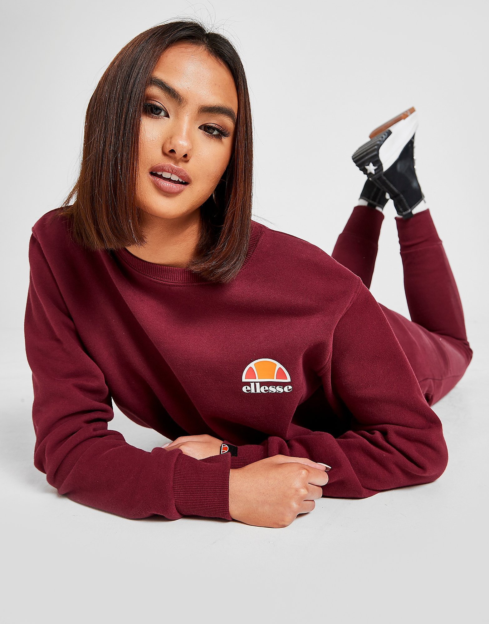 

Ellesse Core Crew Sweatshirt - Only at JD - Burgundy - Womens, Burgundy