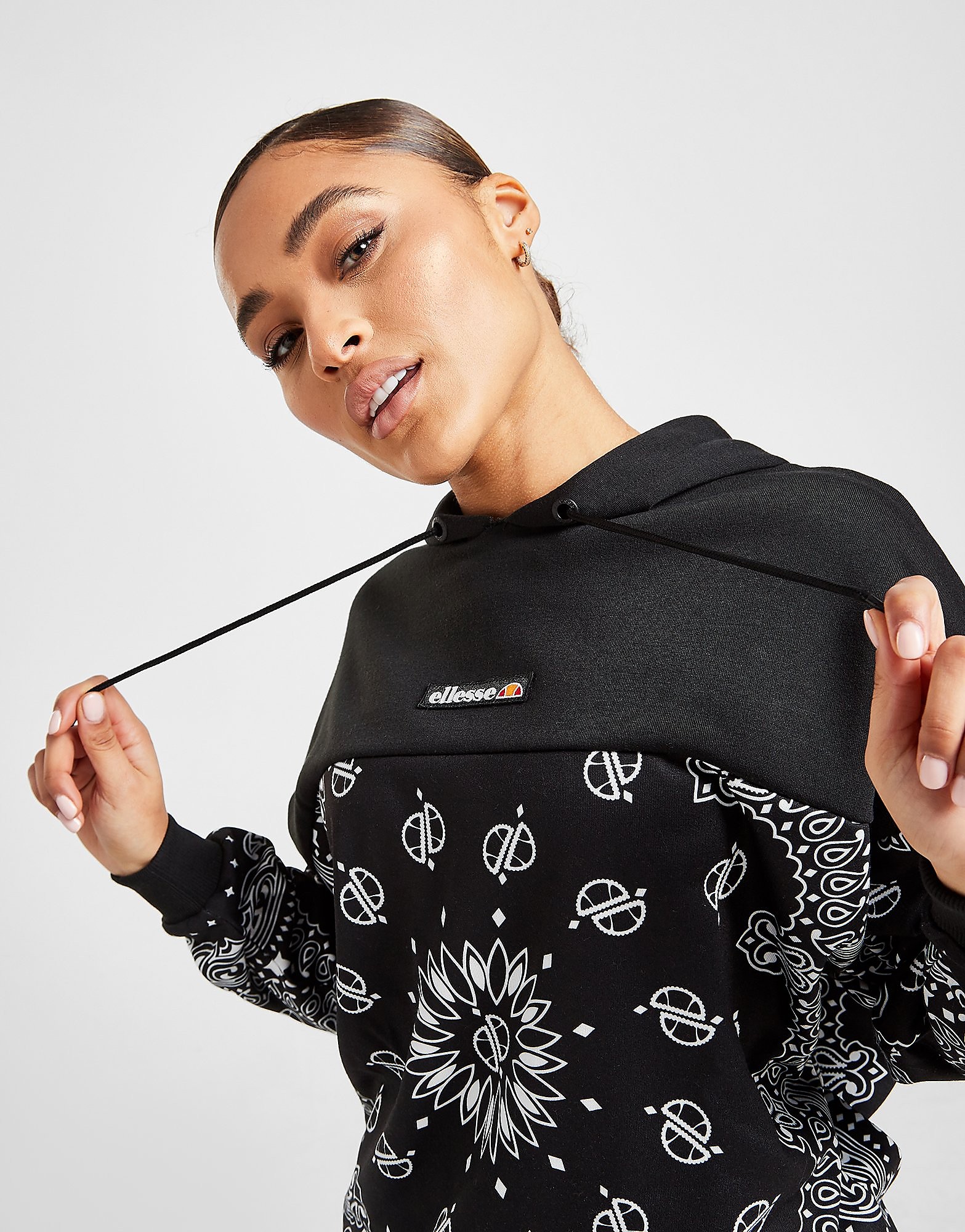 

Ellesse Bandana Overhead Hoodie - Only at JD - Black - Womens, Black