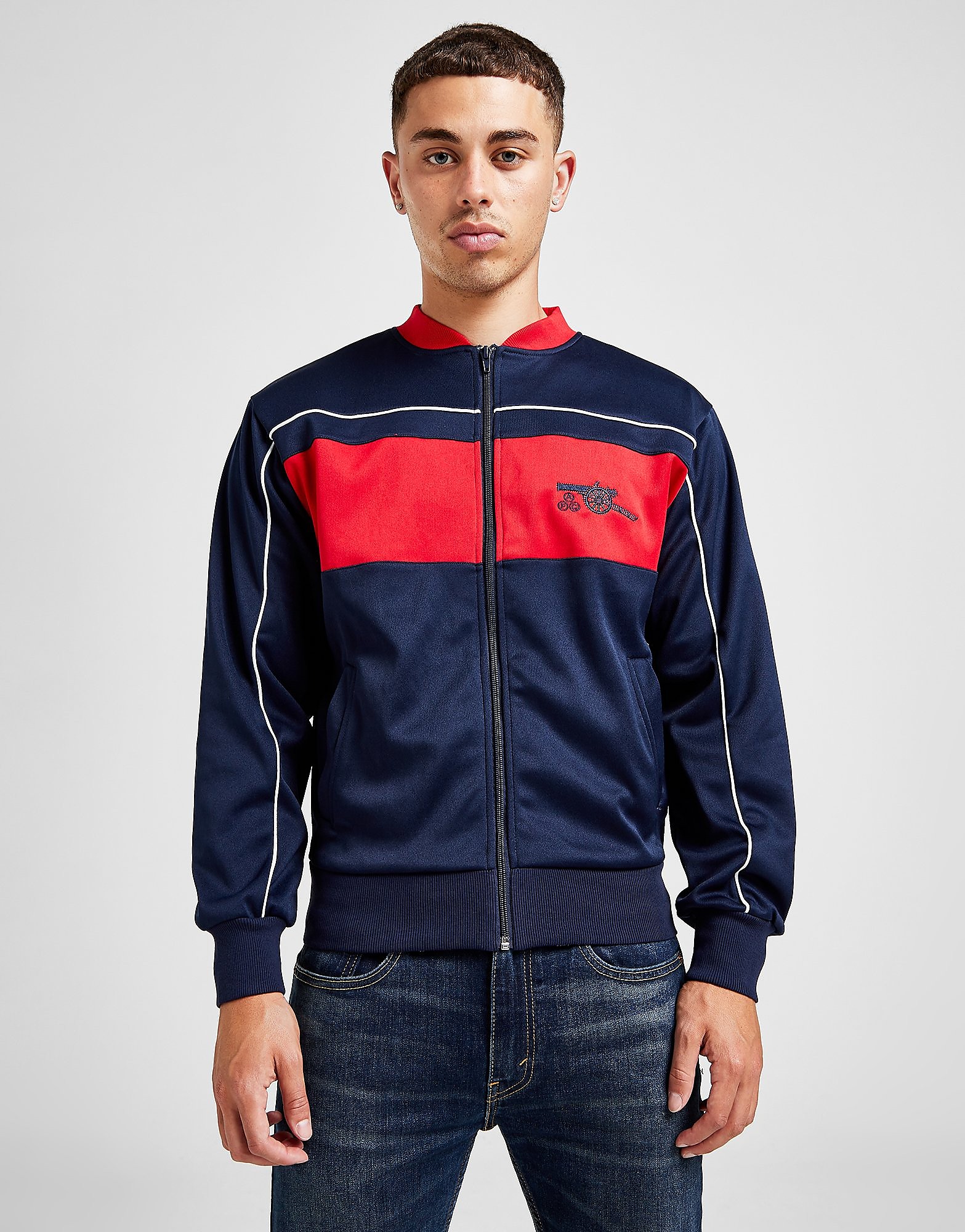 

Official Team Arsenal FC 1982 Track Jacket - Red/Blue - Mens, Red/Blue