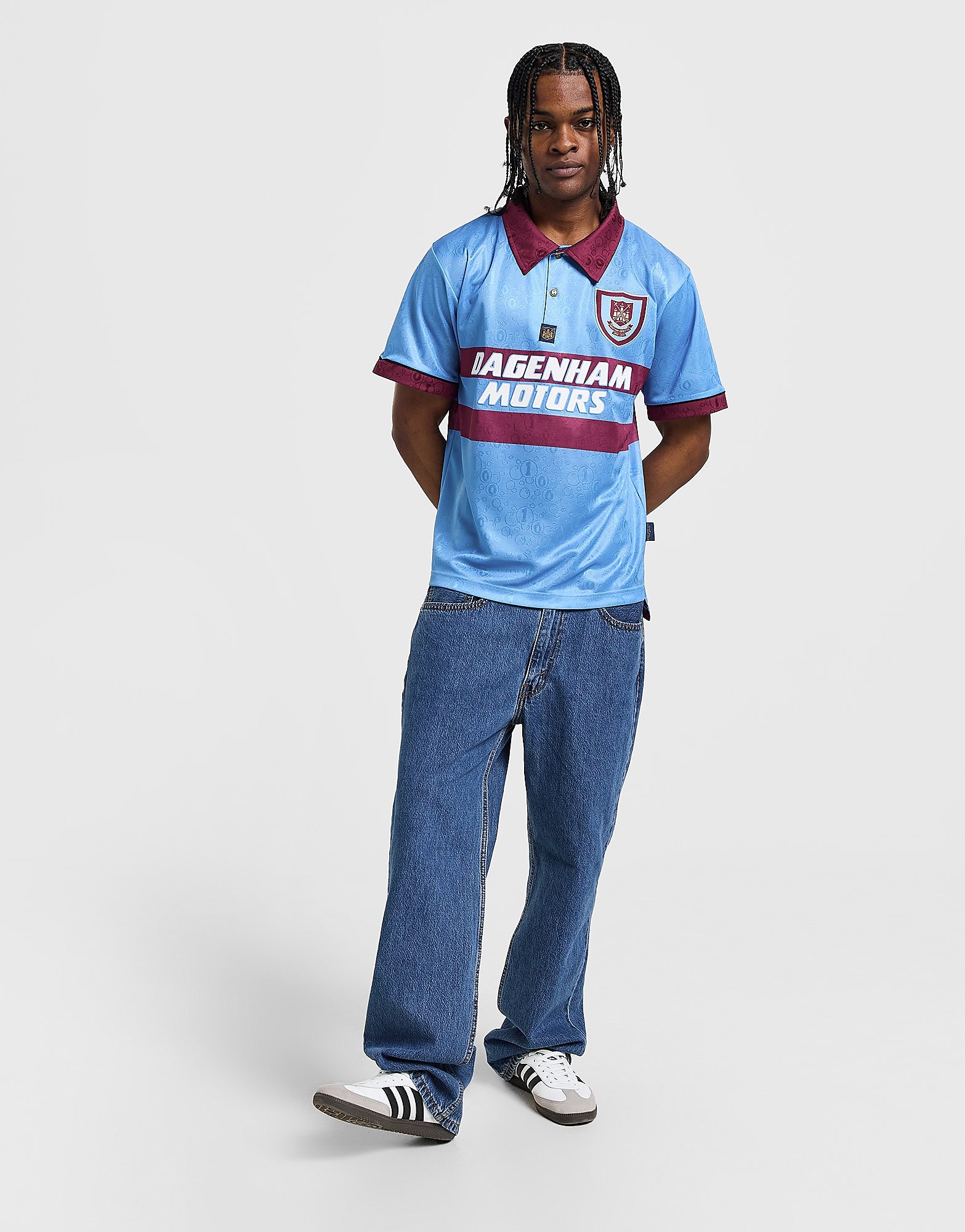 

Score Draw West Ham United '95 Retro Away Shirt - Blue - Mens, Blue