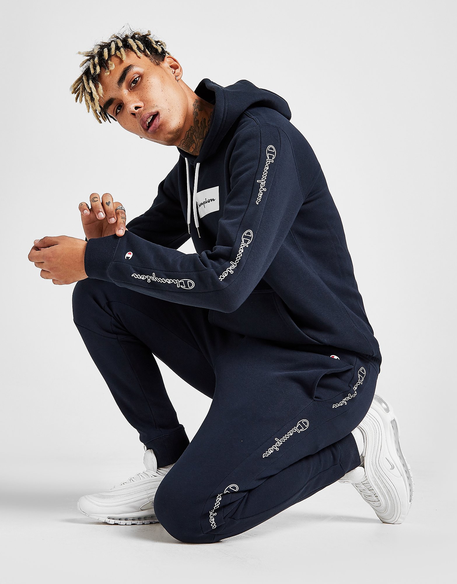 Champion Tape Joggers - Navy - Mens, Navy