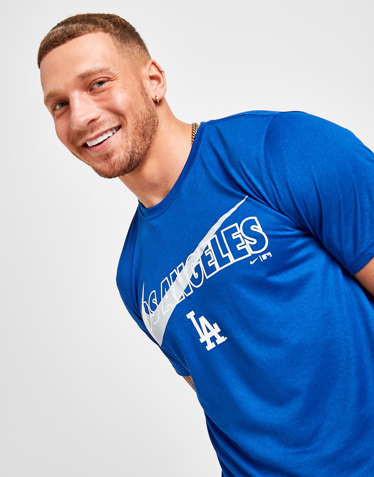 

Nike MLB LA Dodgers Swoosh T-Shirt - Blue - Mens, Blue