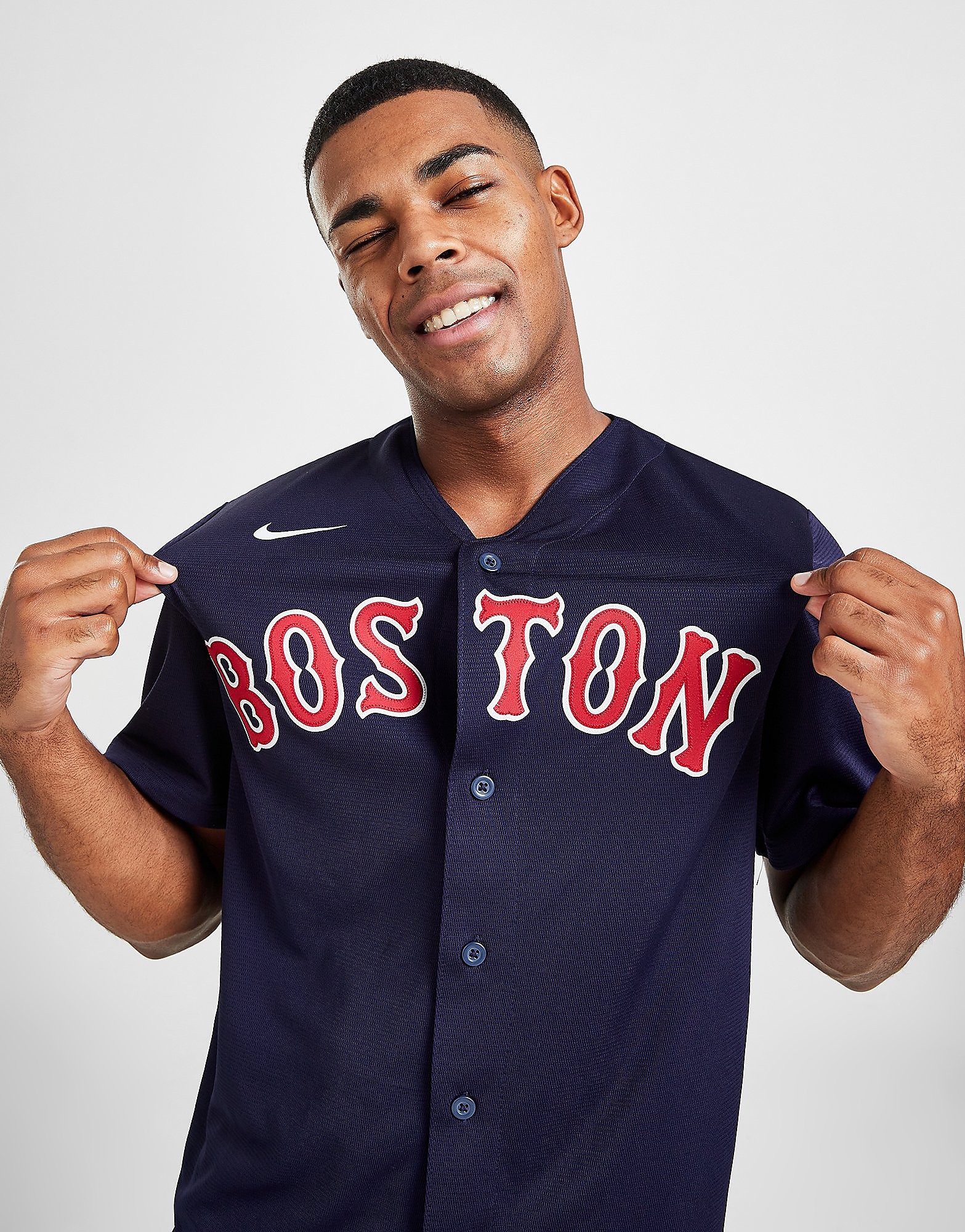 

Nike MLB Boston Red Sox Alternate Jersey - Blue - Mens, Blue