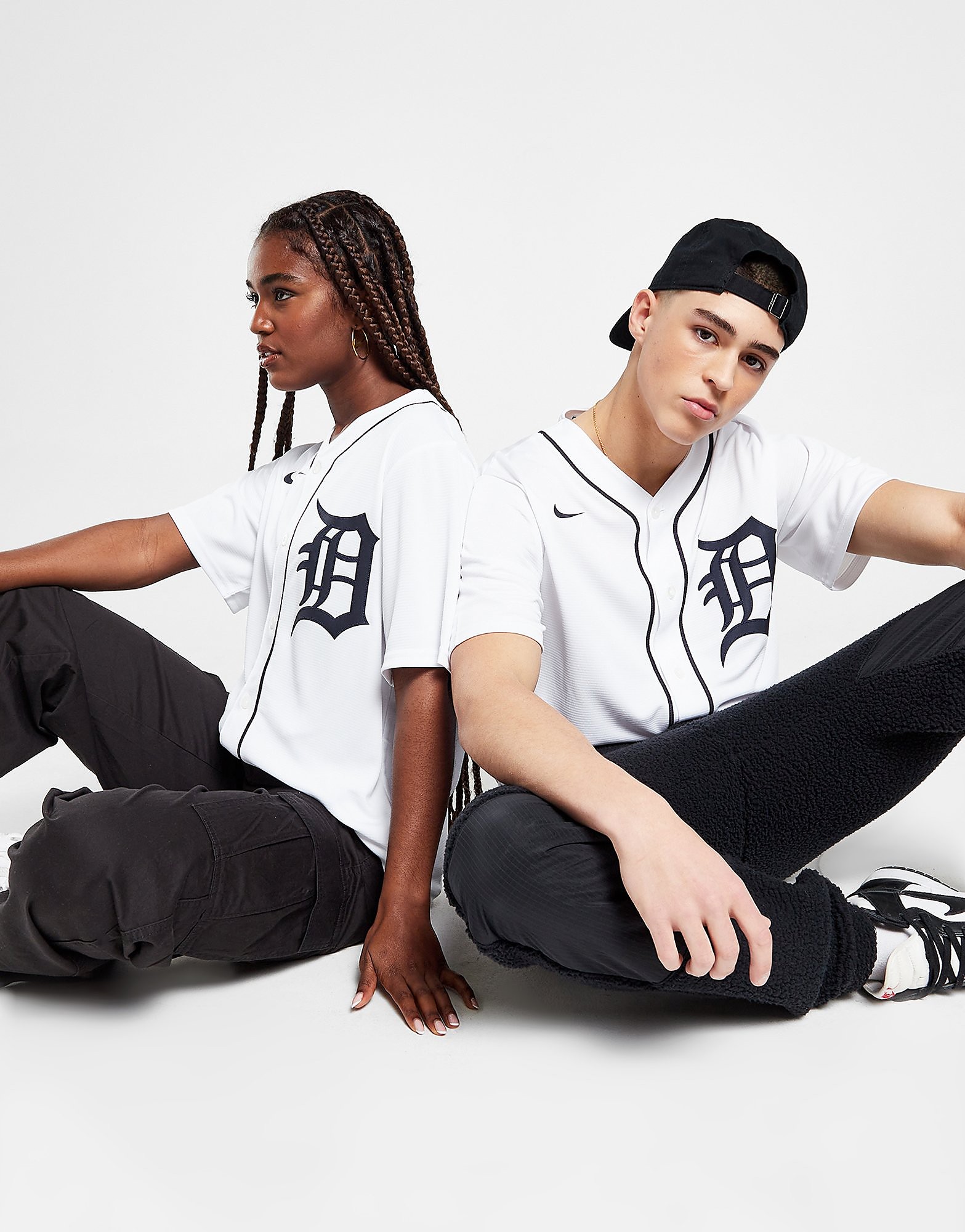 

Nike MLB Detroit Tigers Home Jersey - White - Mens, White