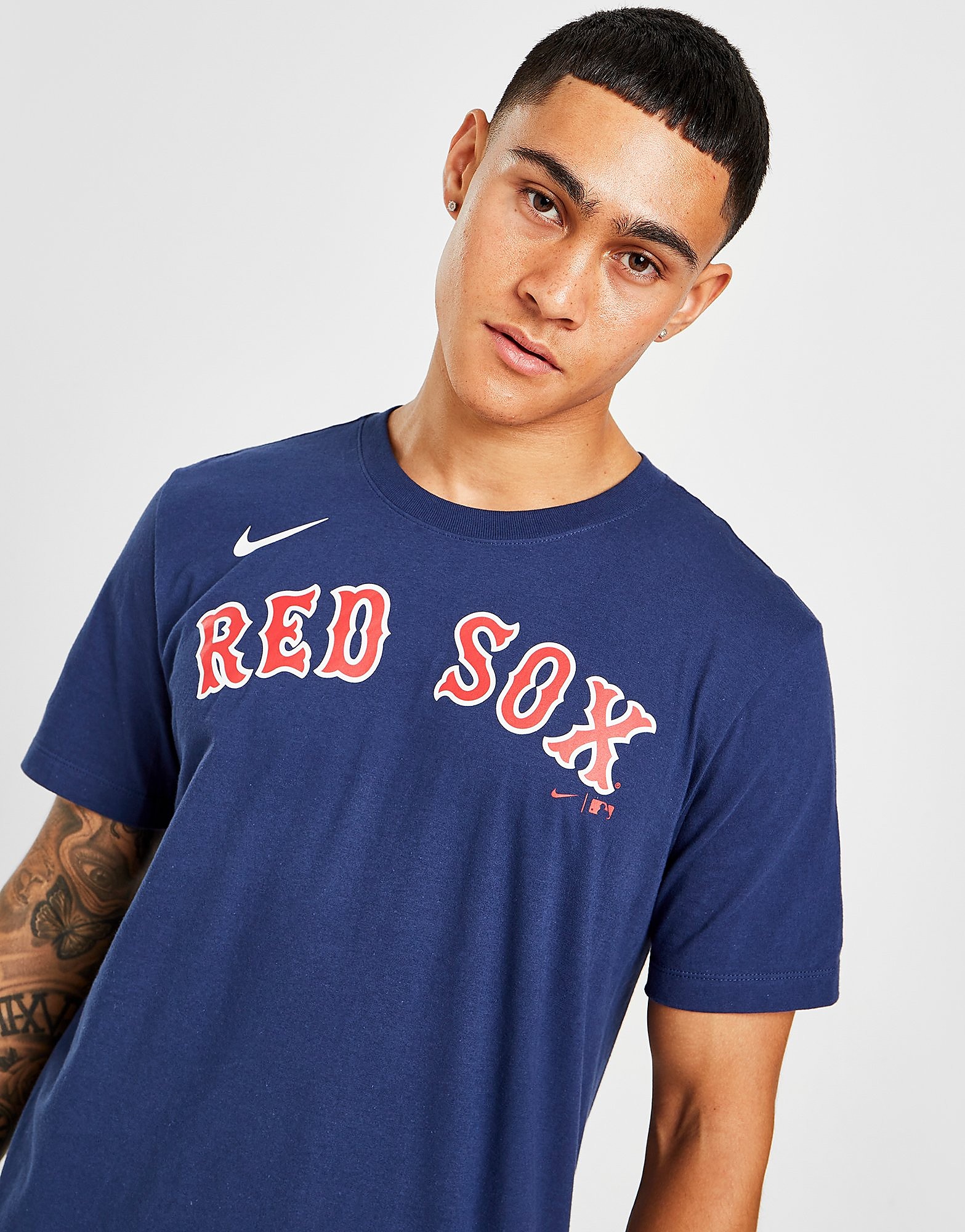 

Nike MLB Boston Red Sox Wordmark T-Shirt - Blue - Mens, Blue