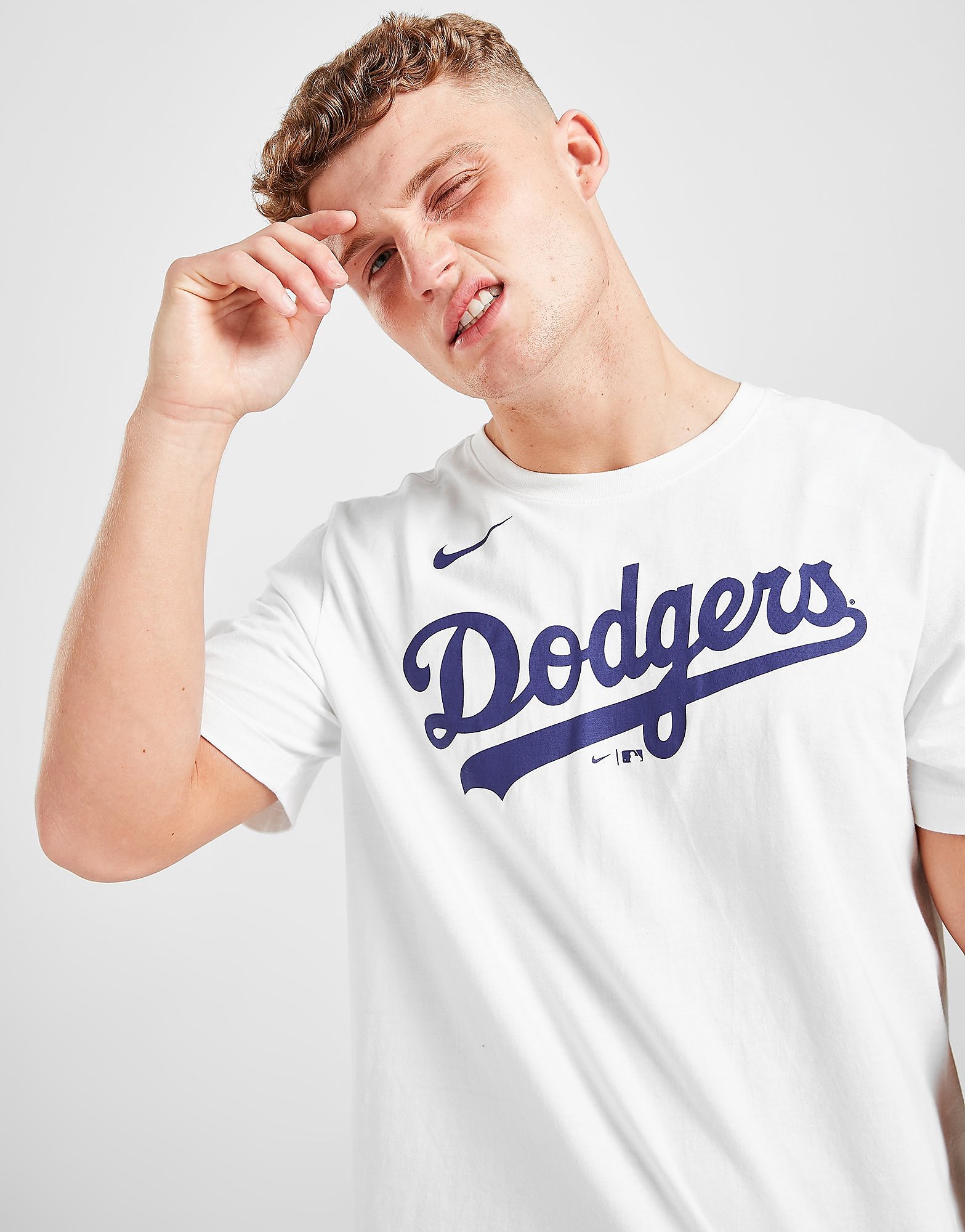 

Nike MLB Los Angeles Dodgers Short Sleeve T-Shirt - White - Mens, White