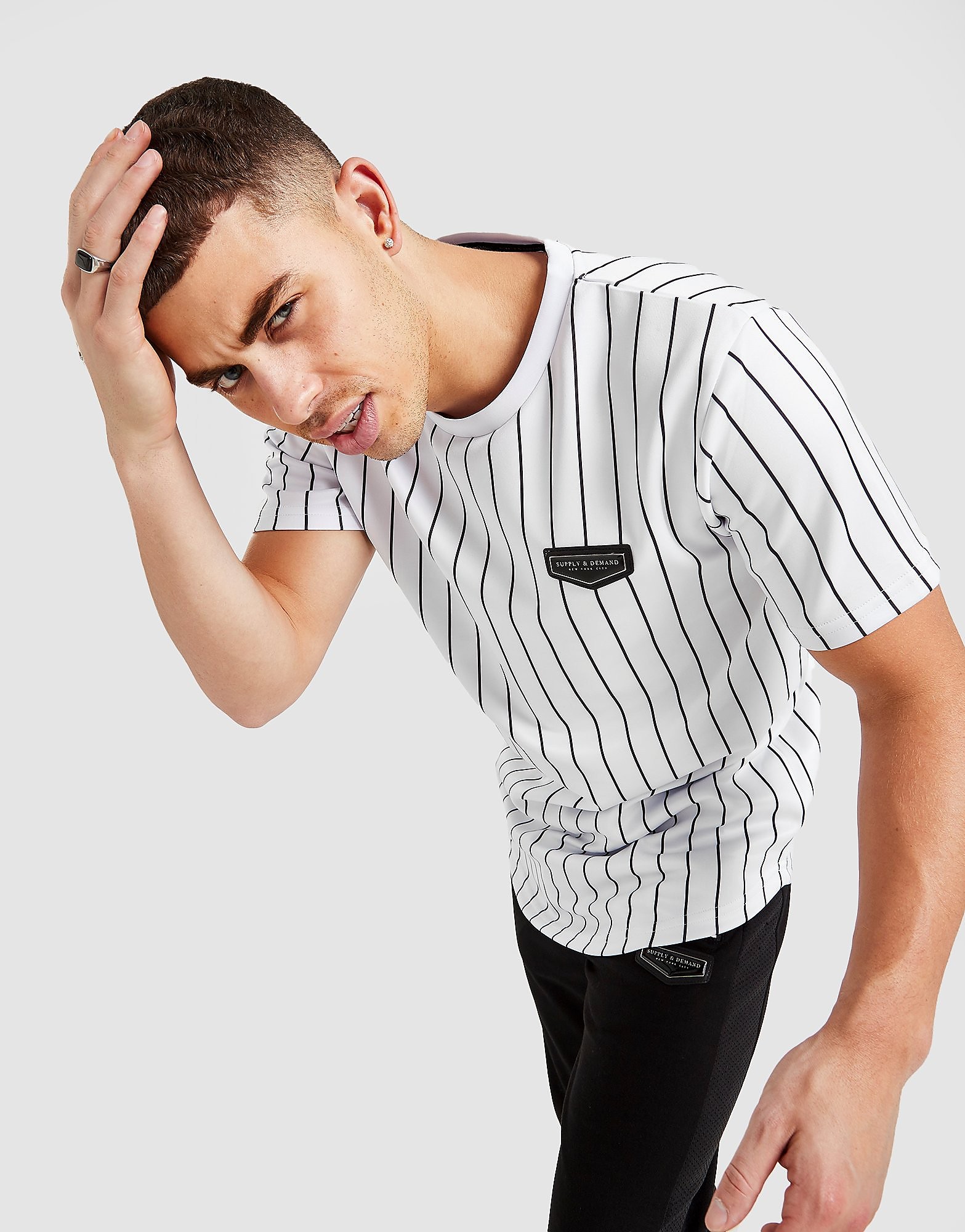 

Supply & Demand Flow T-Shirt - WHITE/Black - Mens, WHITE/Black