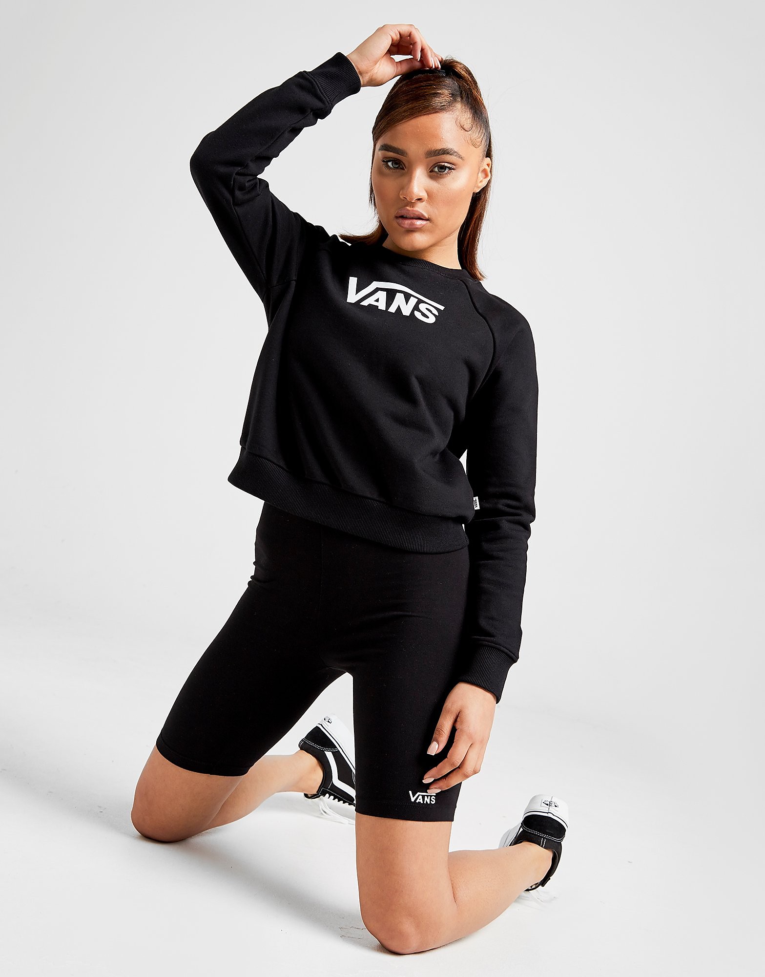 

Vans Flying Logo Crew Sweatshirt - Black, Black