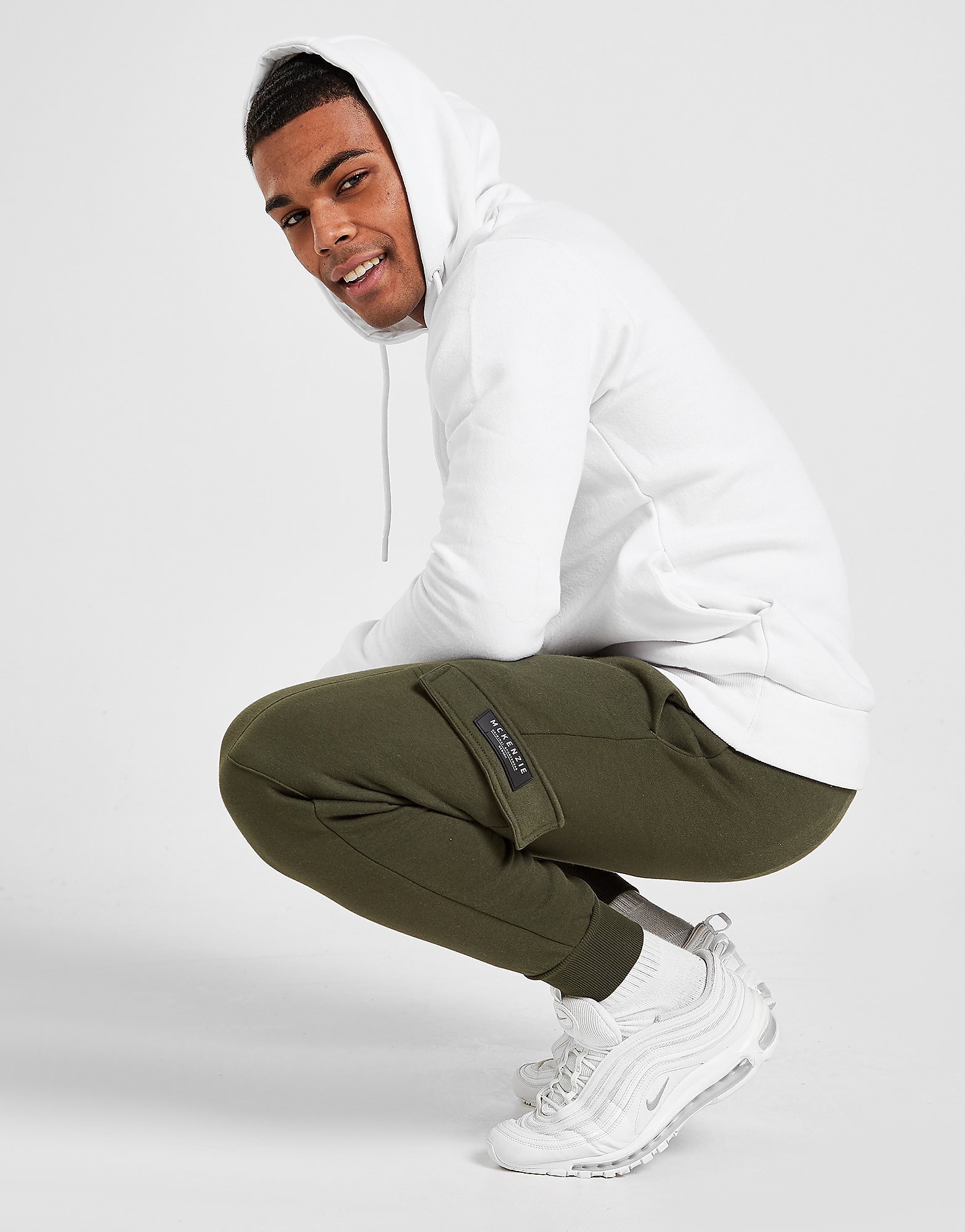 

McKenzie Masefield Fleece Cargo Pants - Only at JD - Green - Mens, Green