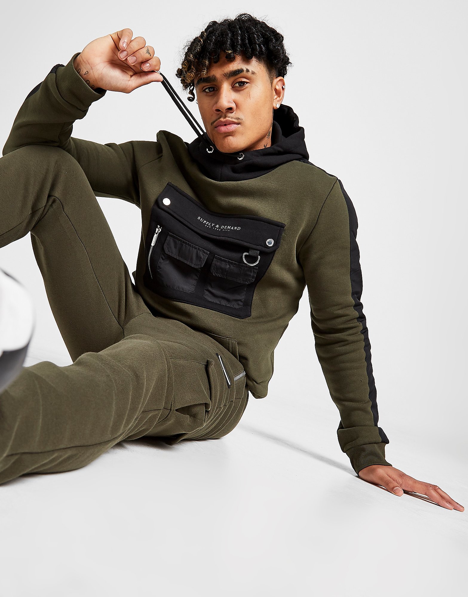 

Supply & Demand Cargo Hoodie Men's - Green, Green