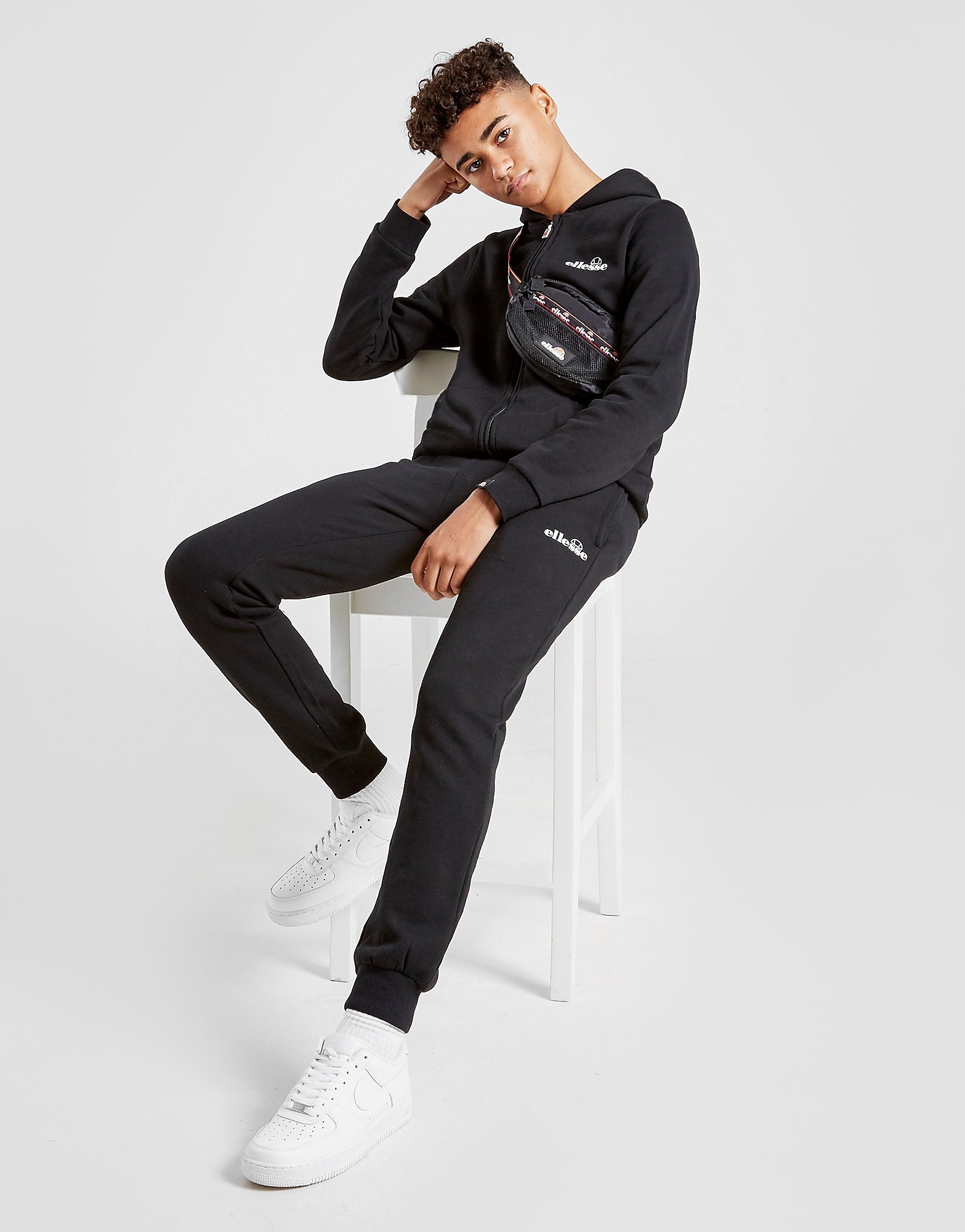 

Ellesse Core Full Zip Tracksuit Junior - Black - Kids, Black