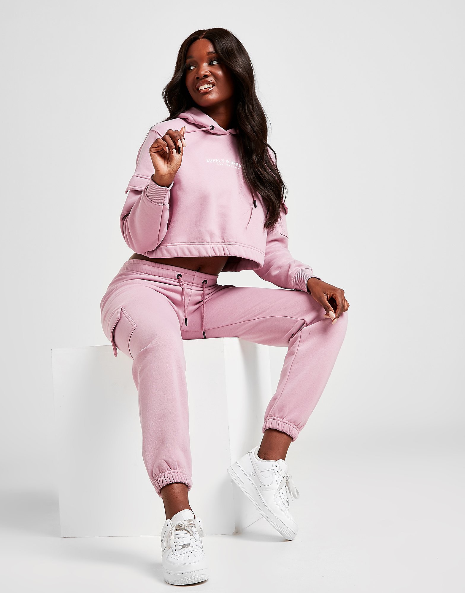 

Supply & Demand Cargo Pocket Joggers - Pink - Womens, Pink