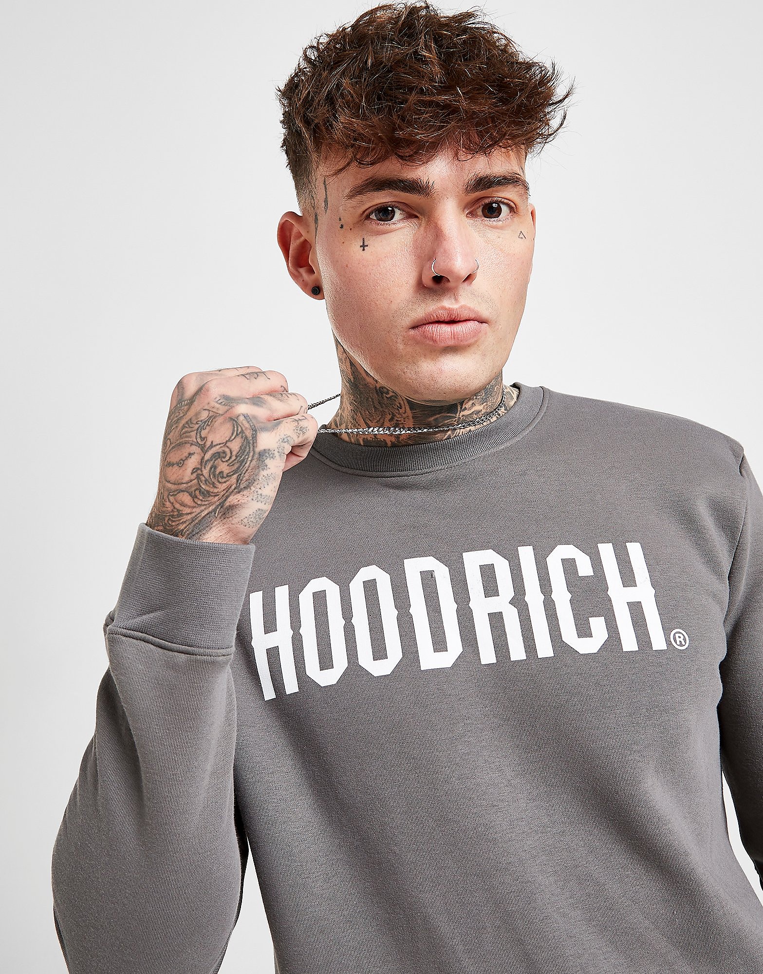 

Hoodrich Core Crew Sweatshirt - Grey - Mens, Grey
