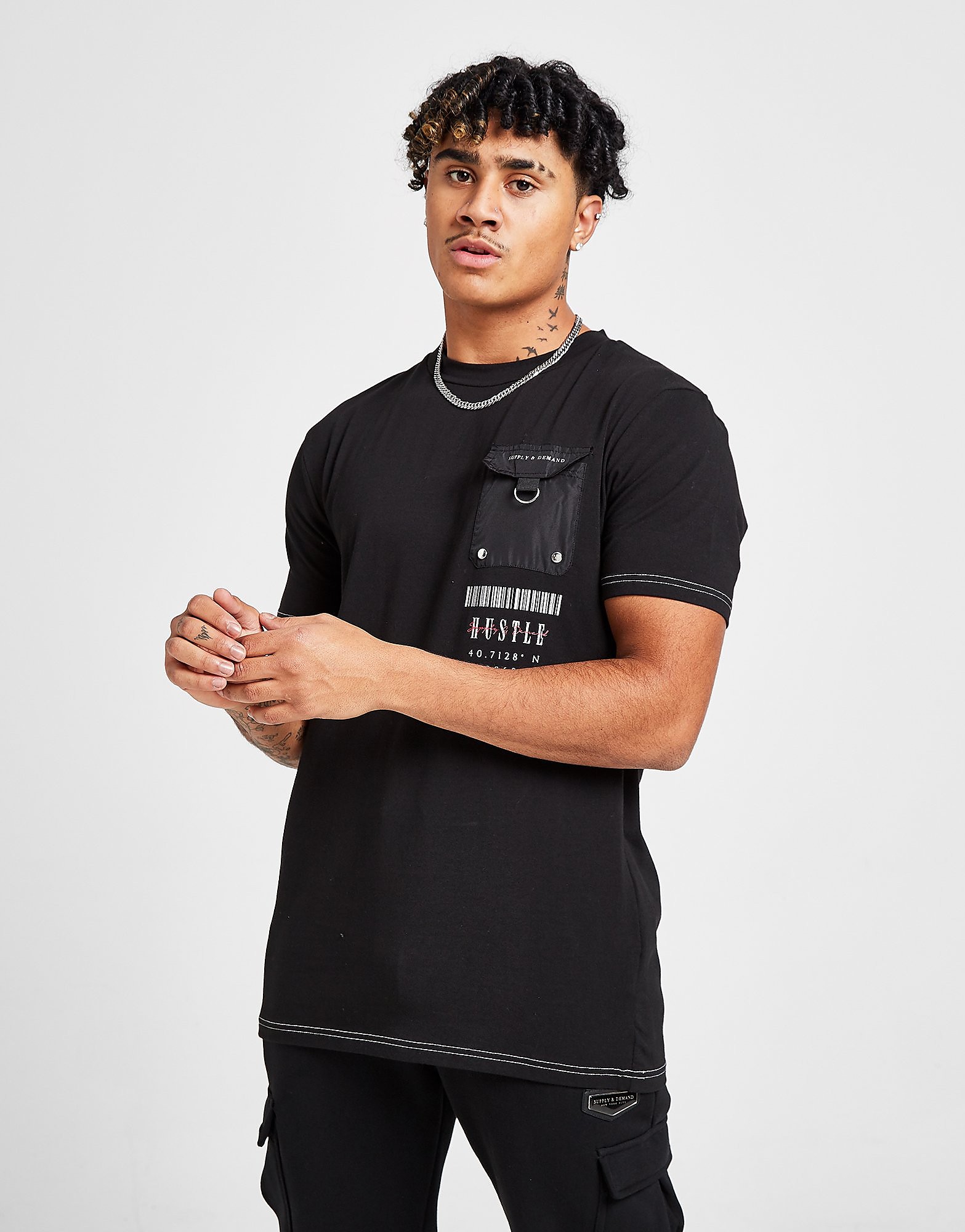 

Supply & Demand Scribble T-Shirt - Black - Mens, Black