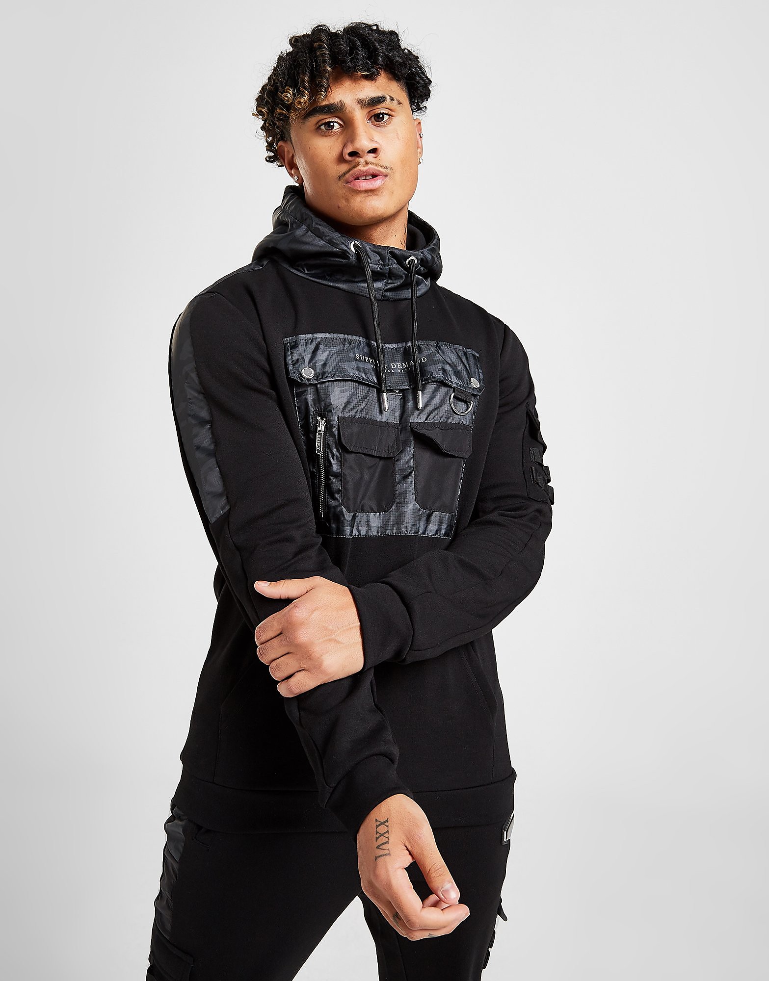 

Supply & Demand Oxide Cargo Hoodie - Black - Mens, Black