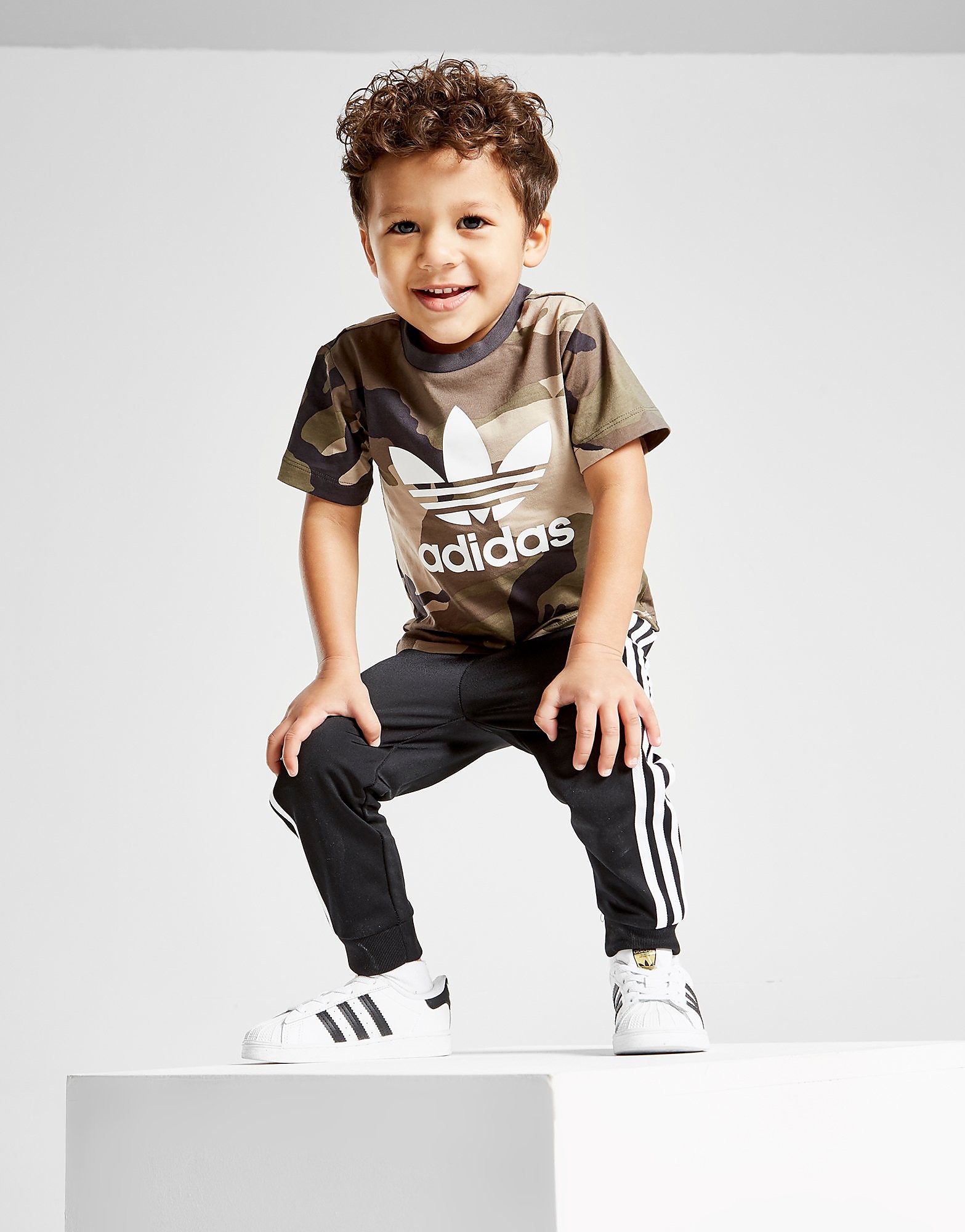 

adidas Originals Camo All Over Print T-Shirt Infant - Only at JD - Green - Kids, Green
