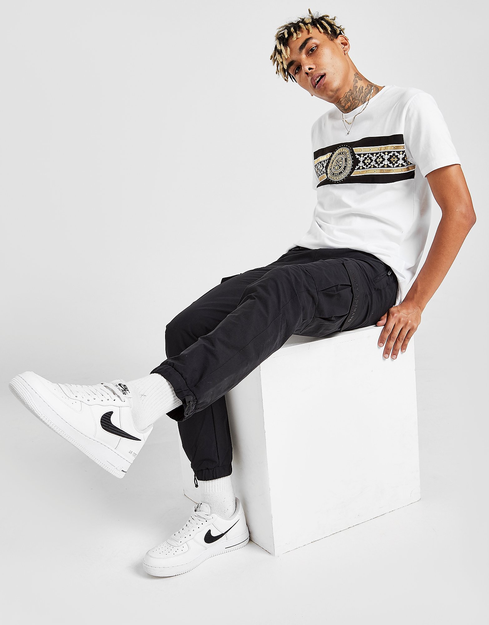Supply & Demand Nitrate Woven Track Pants - Black - Mens, Black