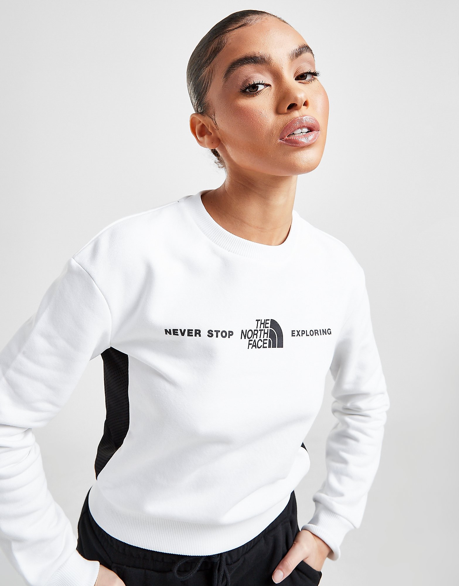 

The North Face Mesh Crew Sweatshirt - Only at JD - White - Womens, White