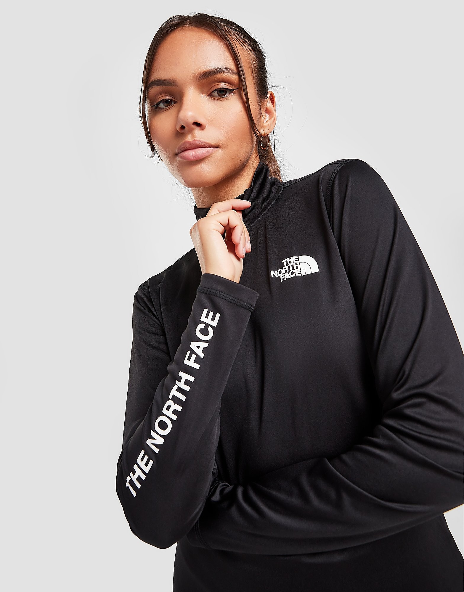 

The North Face Performance 1/4 Zip Top - Only at JD - Black - Womens, Black
