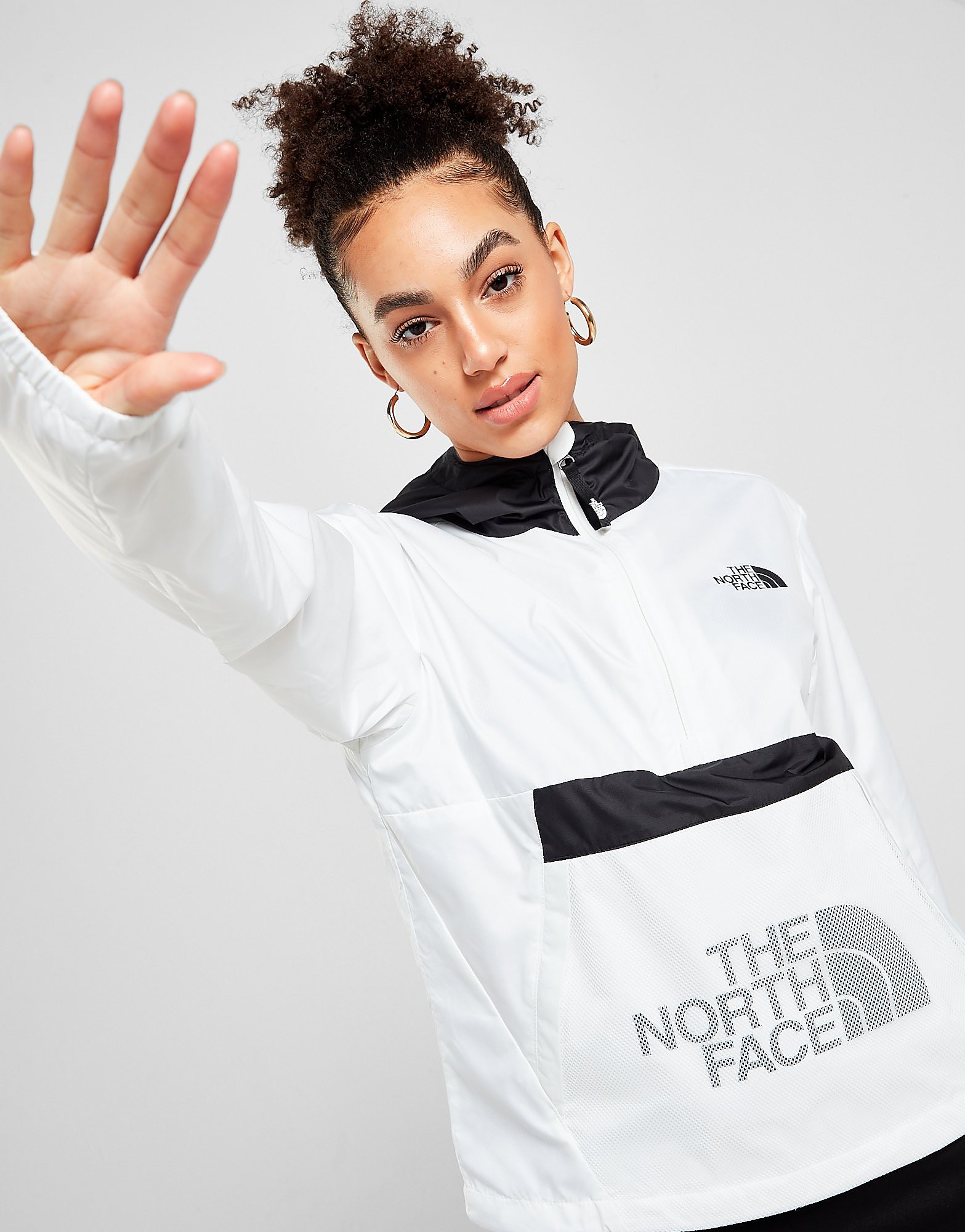 

The North Face Mesh 1/4 Zip Jacket - Only at JD - White - Womens, White