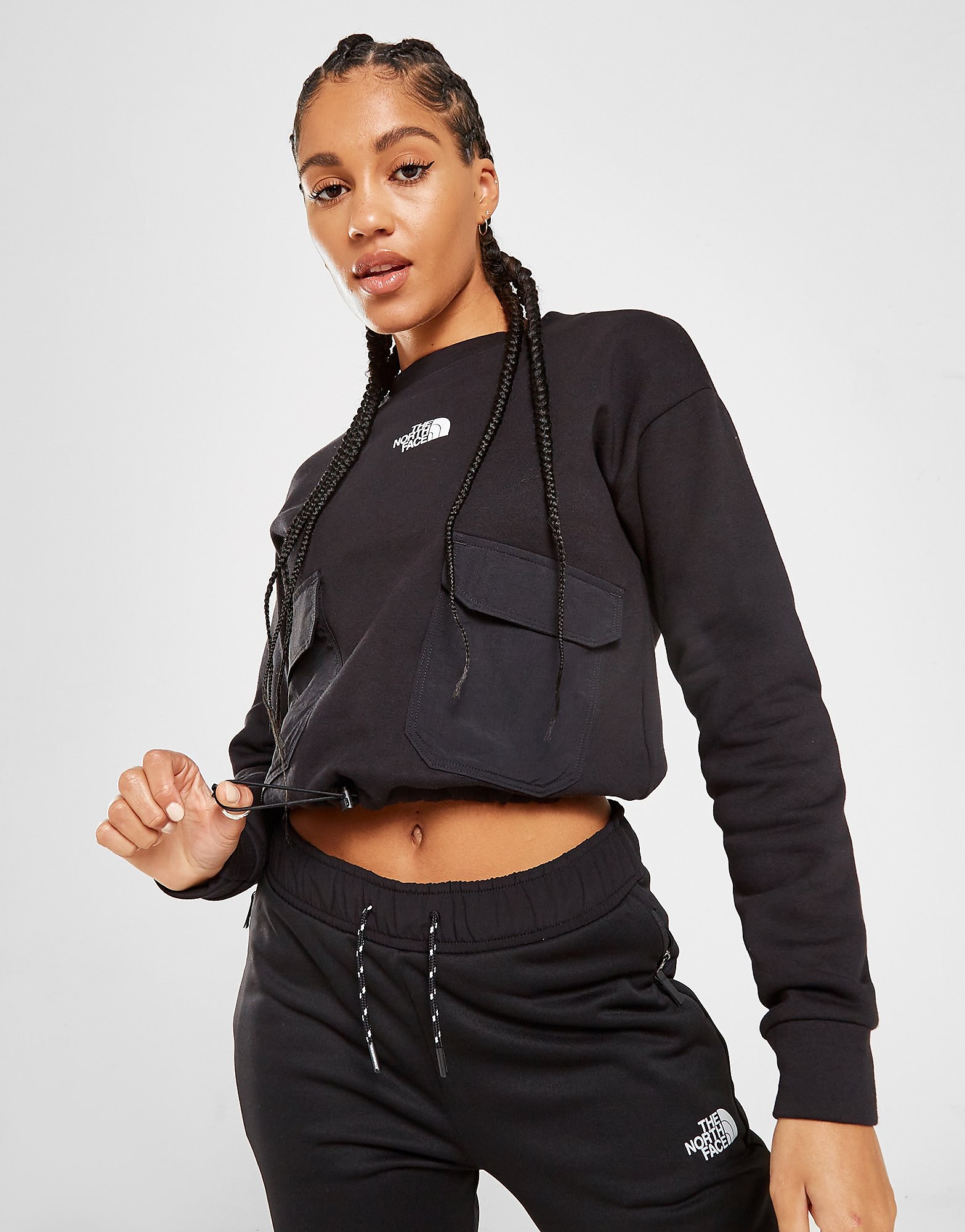 

The North Face Cargo Crew Sweatshirt - Only at JD - Black - Womens, Black