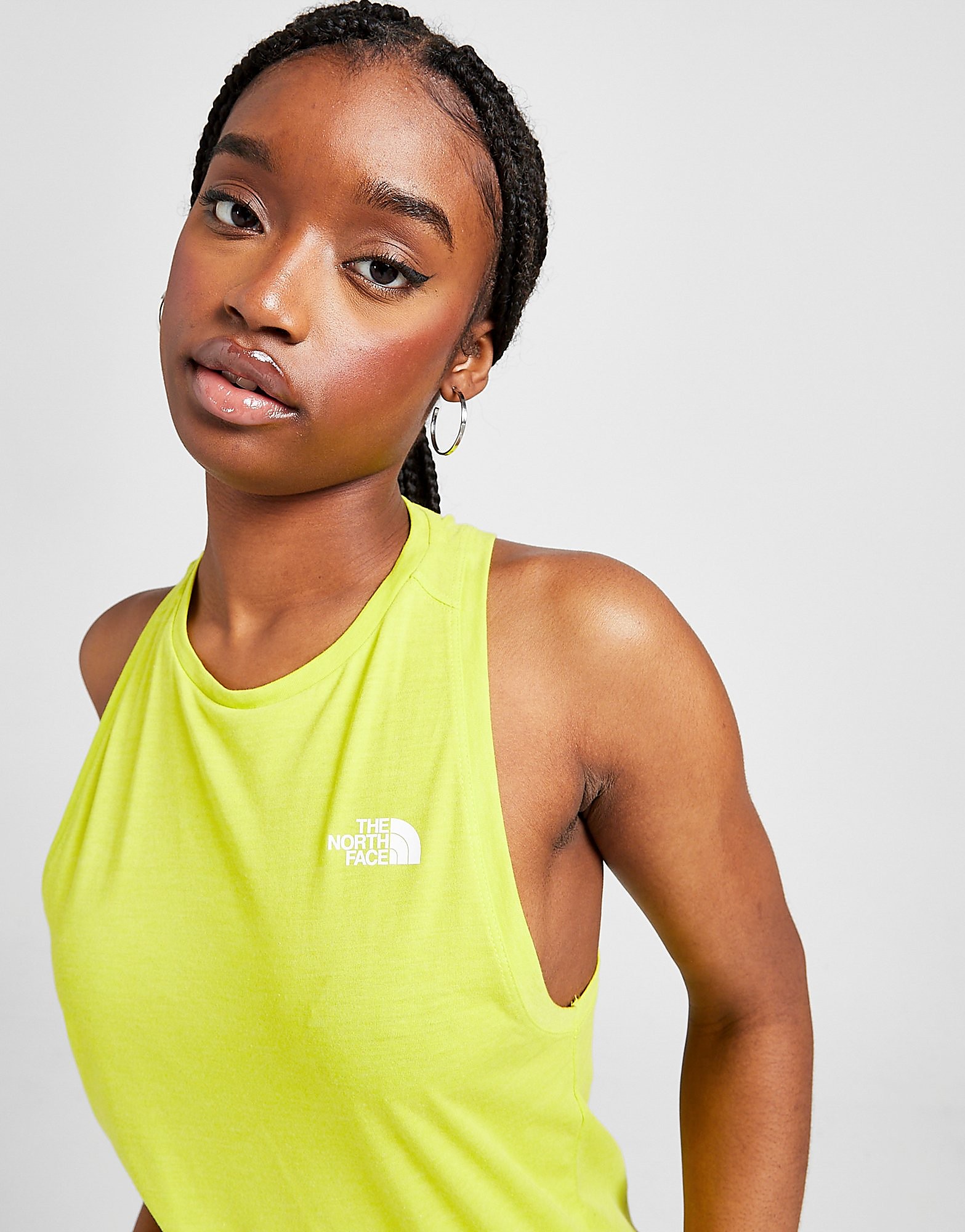 The north face foundation tank top - womens, keltainen, the north face