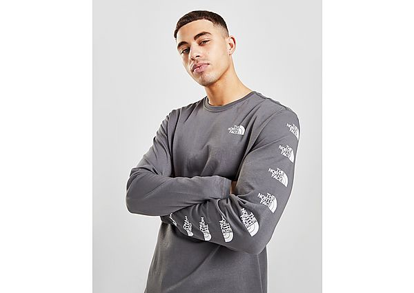 The North Face T-Shirt Manches Longues Repeat Logo Homme
