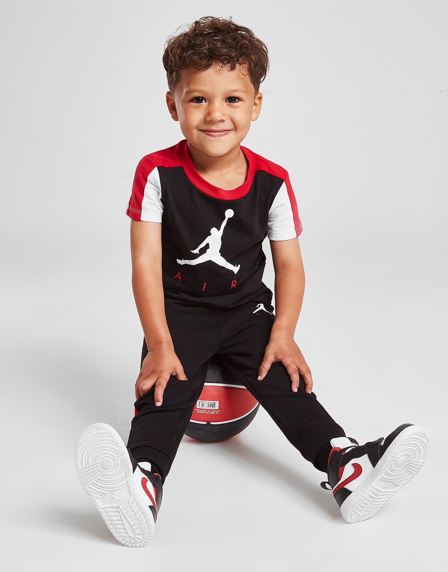 

Jordan Jumpman T-Shirt/Track Pants Set Infant - Black - Kids, Black