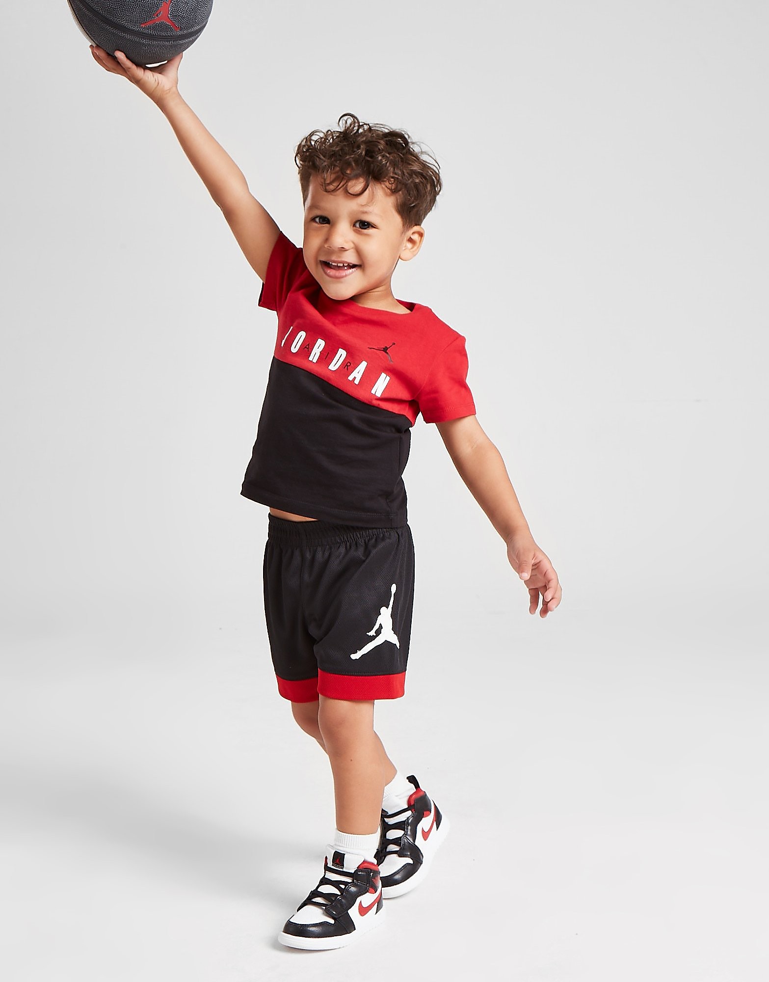 

Jordan Jumpman Air T-Shirt/Shorts Set Infant - Black - Kids, Black
