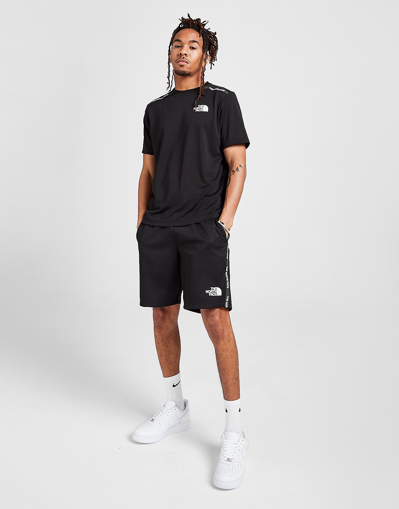 

The North Face Tape Train N Logo Shorts - Black - Mens, Black
