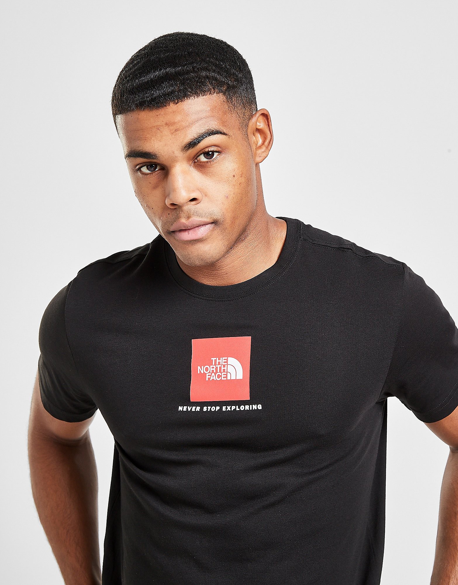 

The North Face Central Box Short Sleeve T-Shirt - Only at JD - BLACK - Mens, BLACK