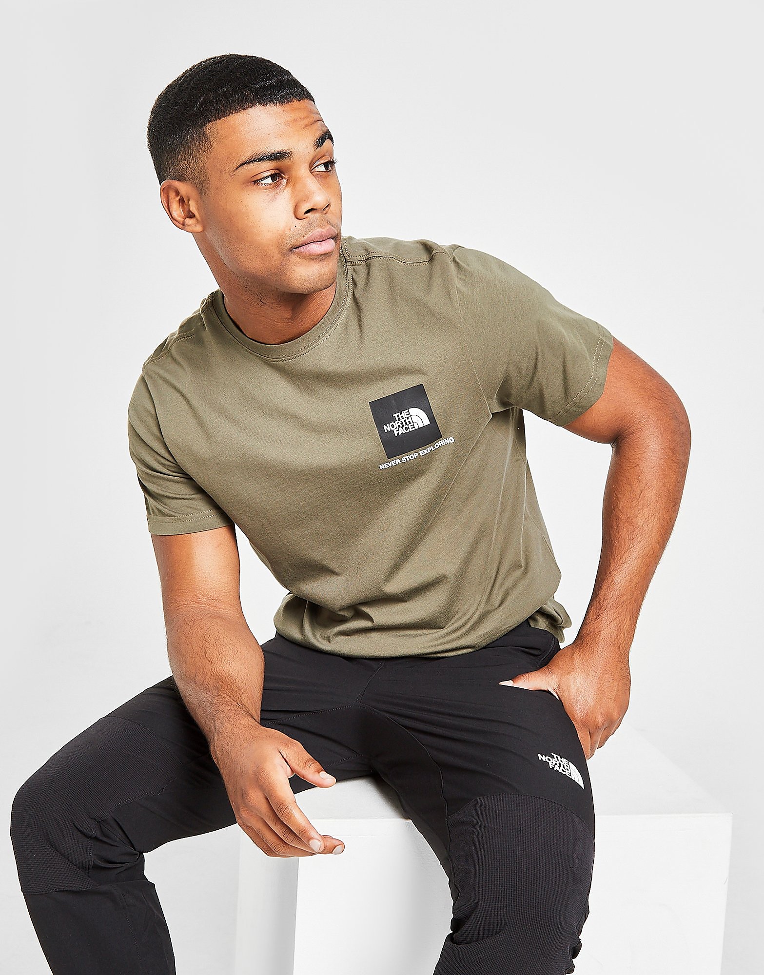 

The North Face Fine Box T-Shirt - Only at JD - Green - Mens, Green