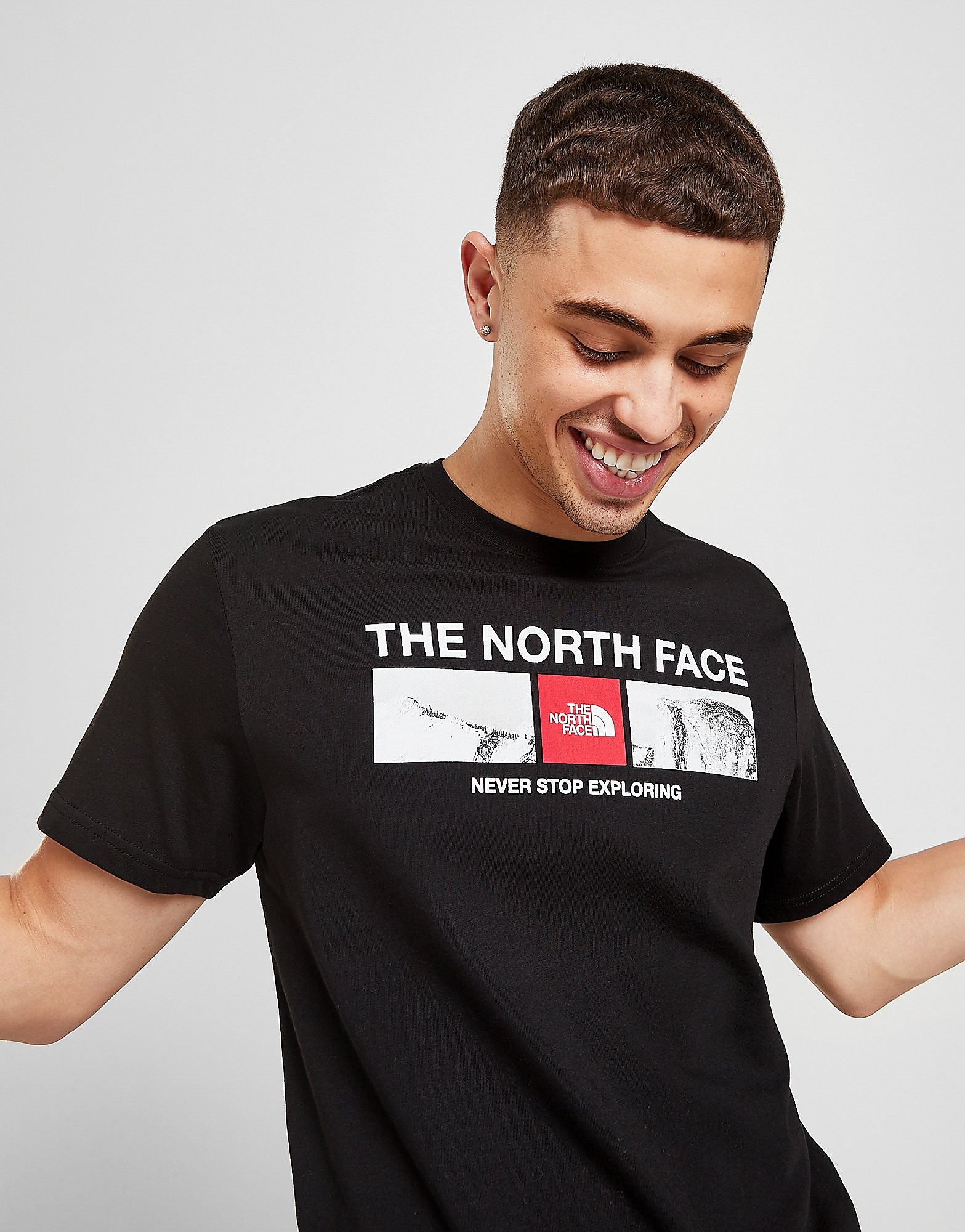 

The North Face Mountain Box T-Shirt - Only at JD - Black - Mens, Black
