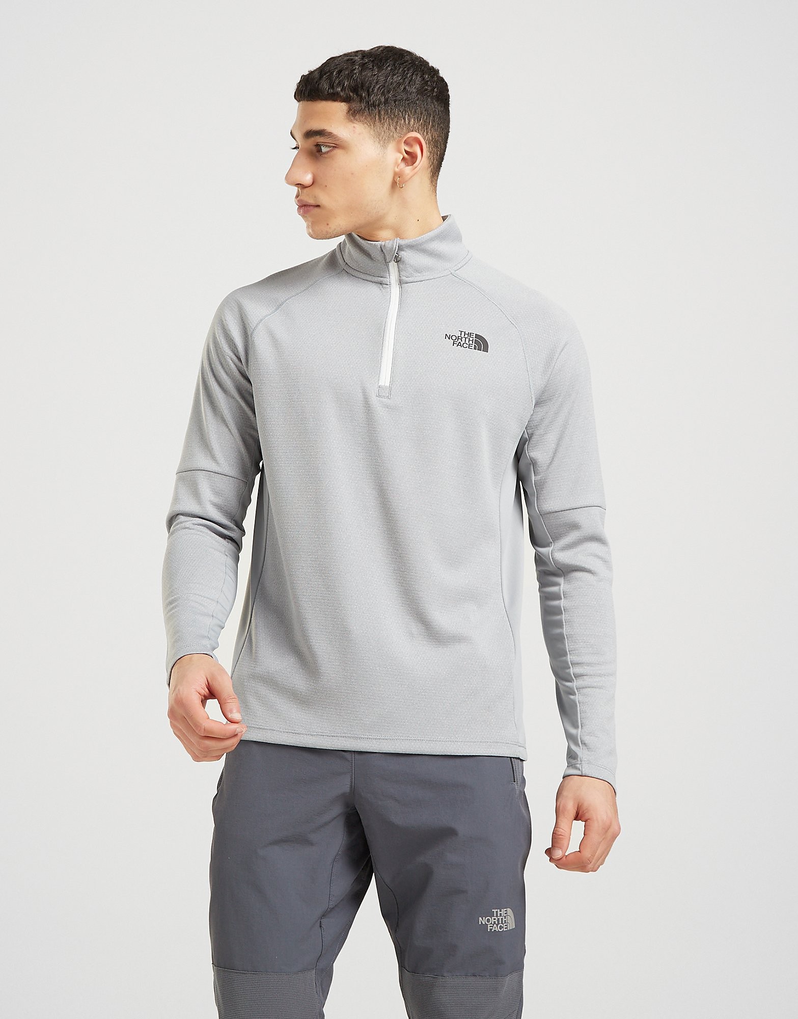 The north face performance tech 1/4 zip track top - only at jd - mens, harmaa, the north face