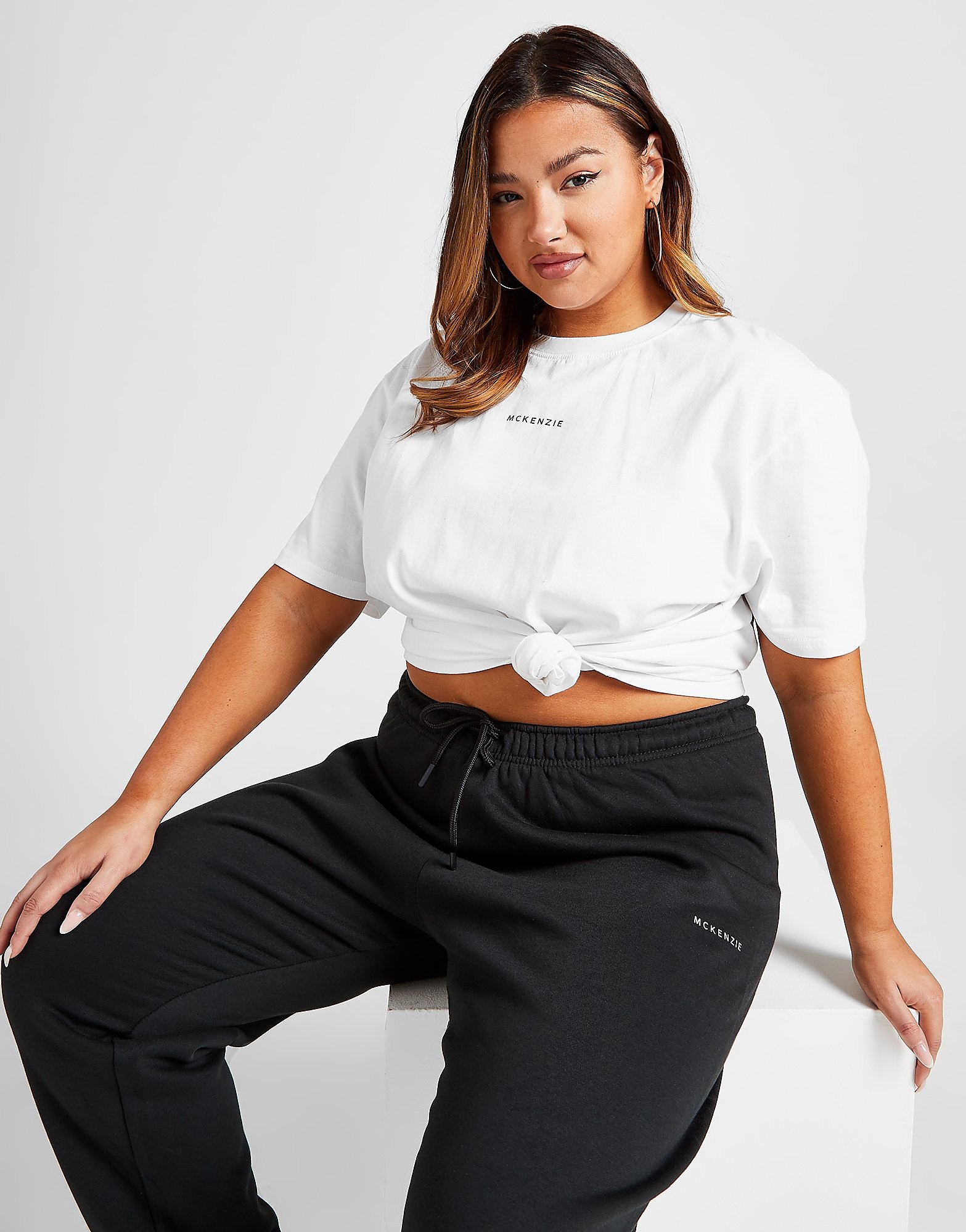 

McKenzie Essential Boyfriend Plus Size T-Shirt - WHITE - Womens, WHITE
