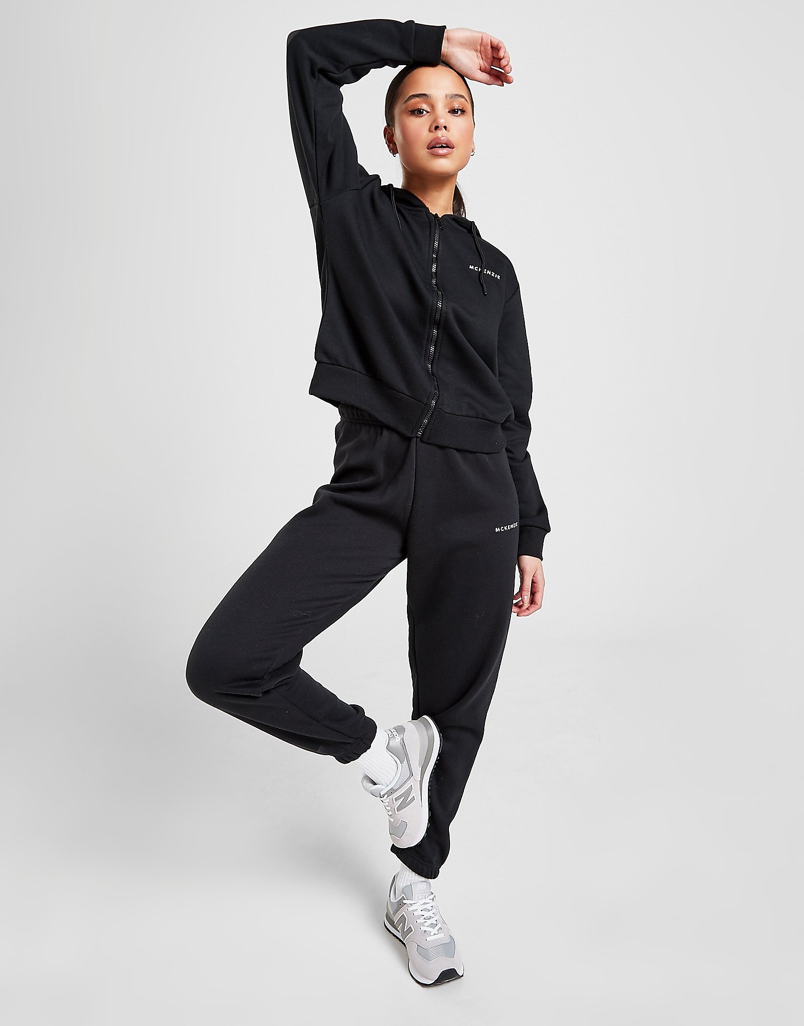 

McKenzie Essential Fleece Joggers - Black - Womens, Black