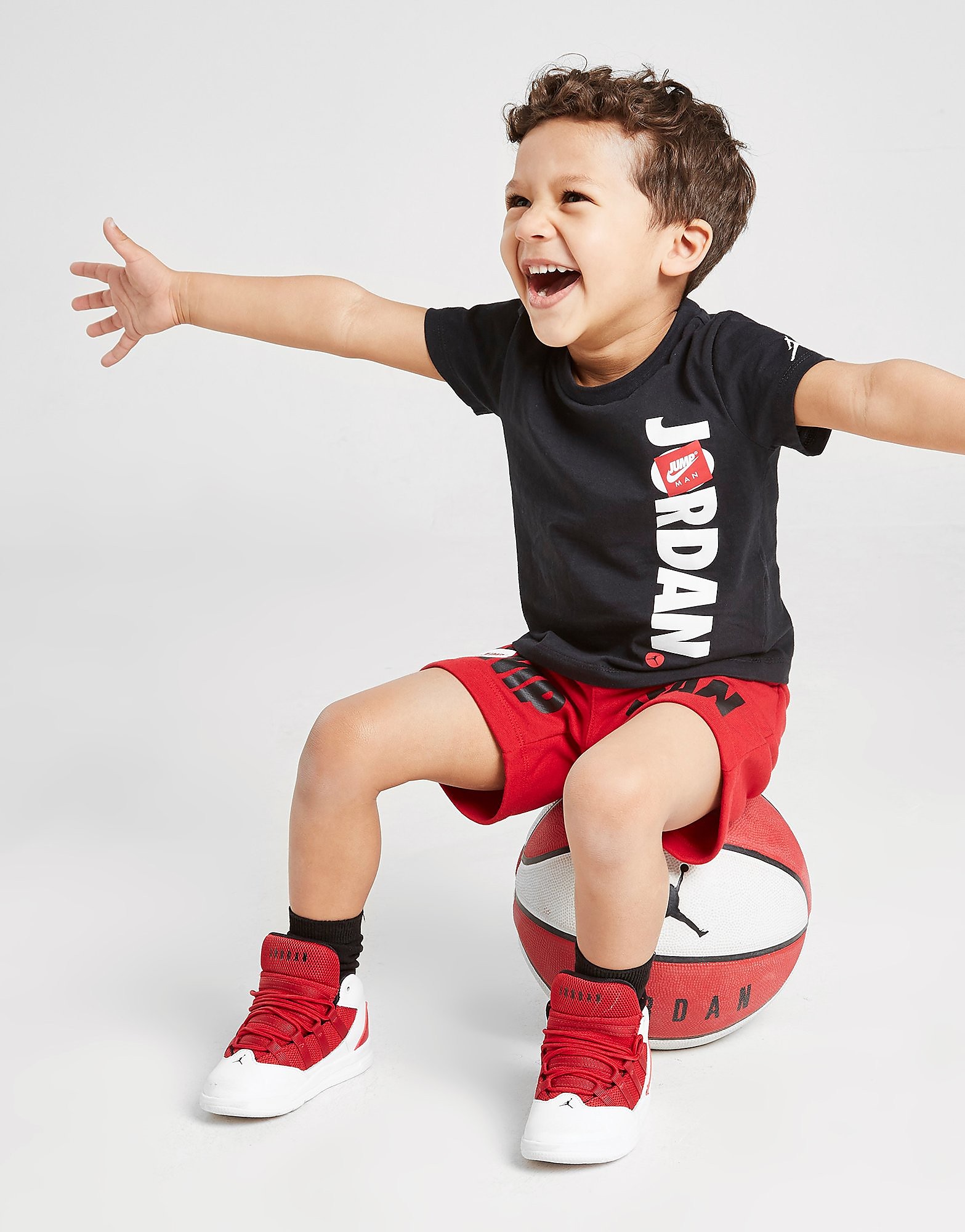 

Jordan Jumpman T-Shirt/Shorts Set Infant - Black - Kids, Black