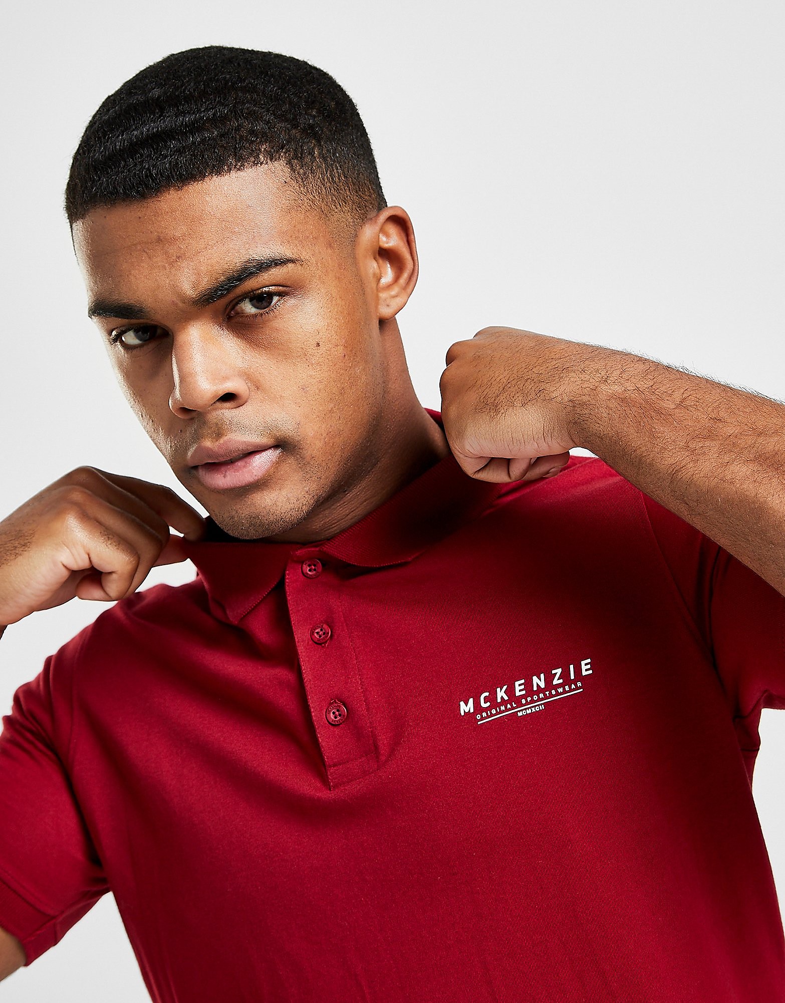 

McKenzie Essential Polo Shirt - Only at JD - Red - Mens, Red
