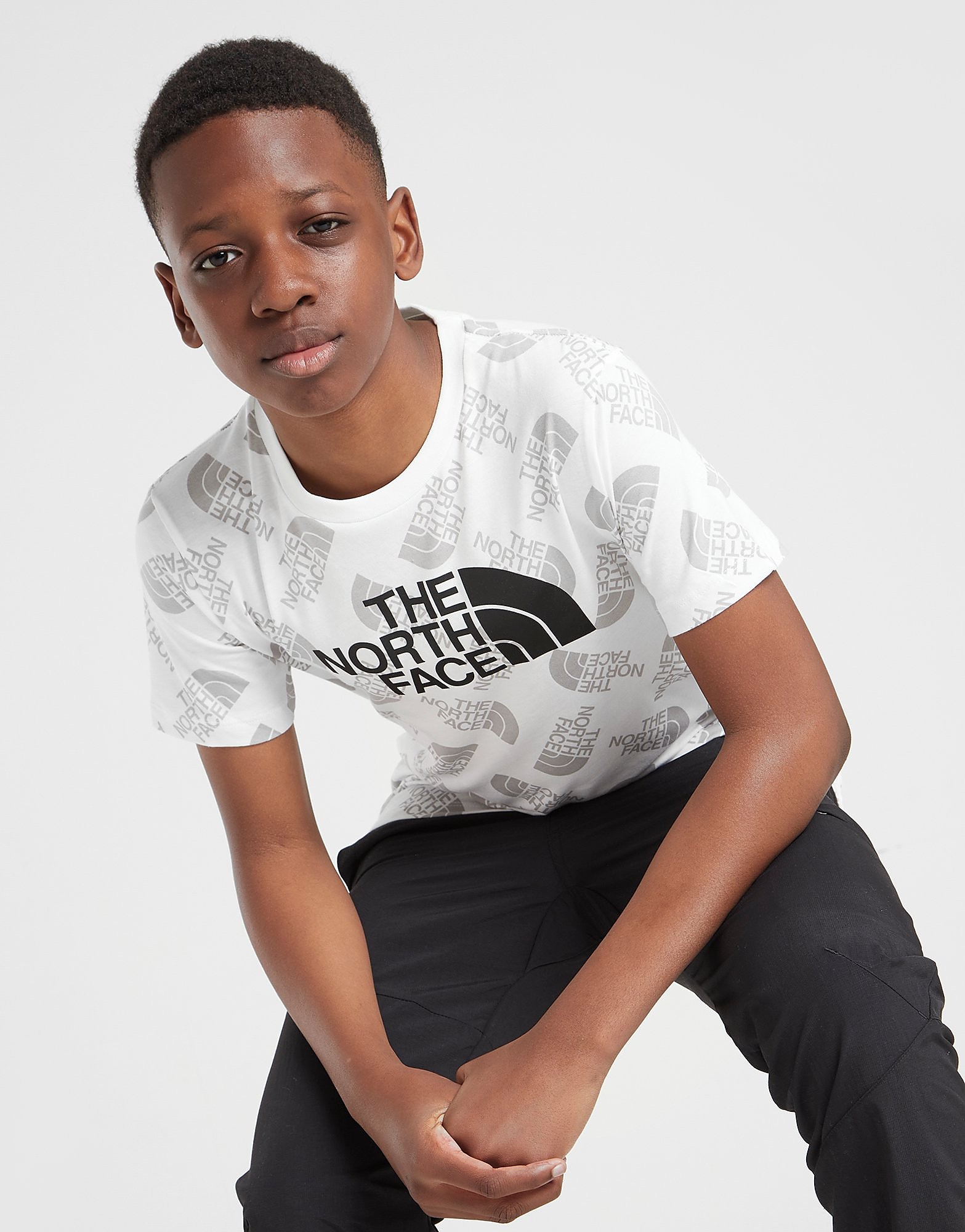 

The North Face All Over Print T-Shirt Junior - Only at JD - White - Kids, White