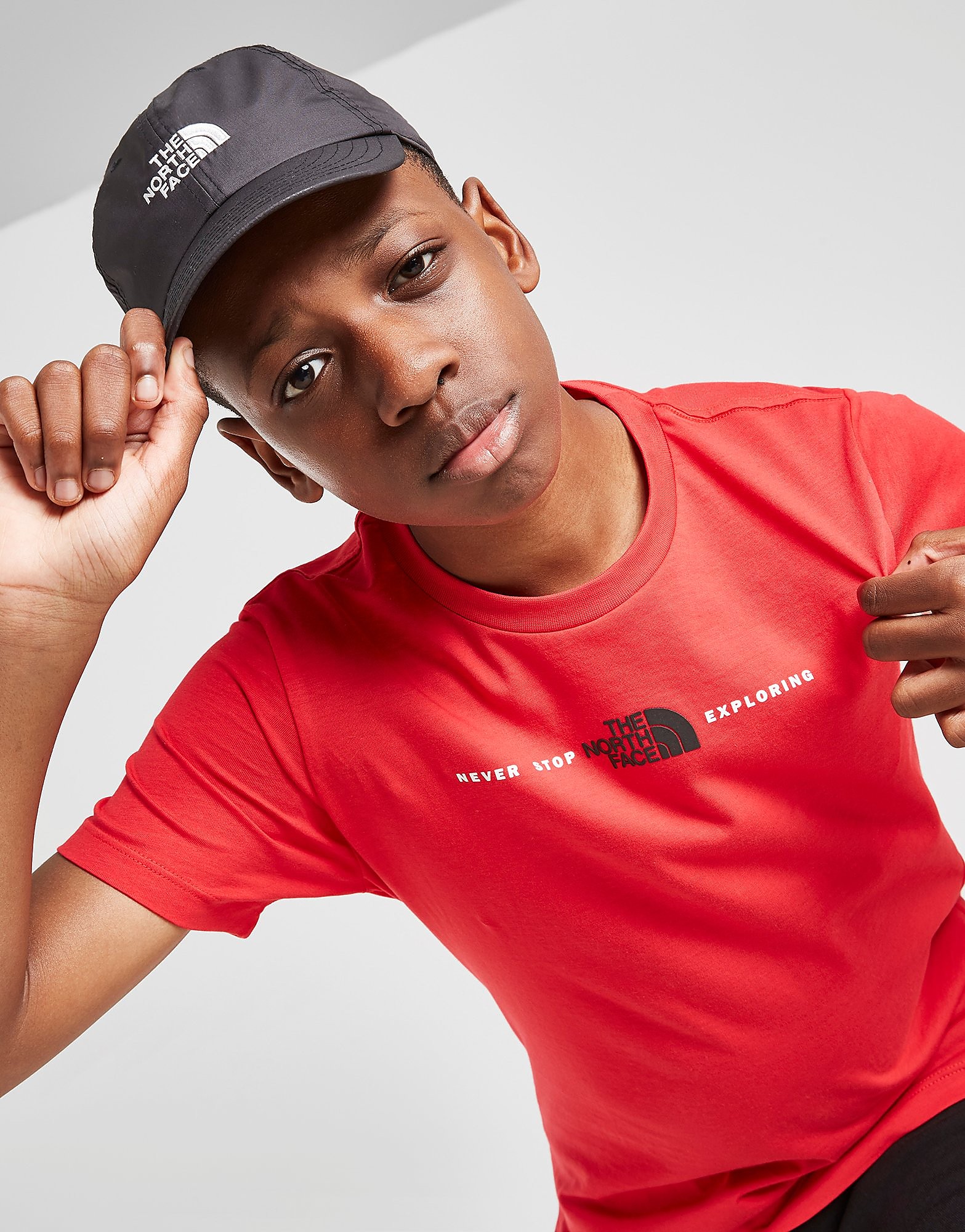 

The North Face Central Logo T-Shirt Junior - Only at JD - Red - Kids, Red