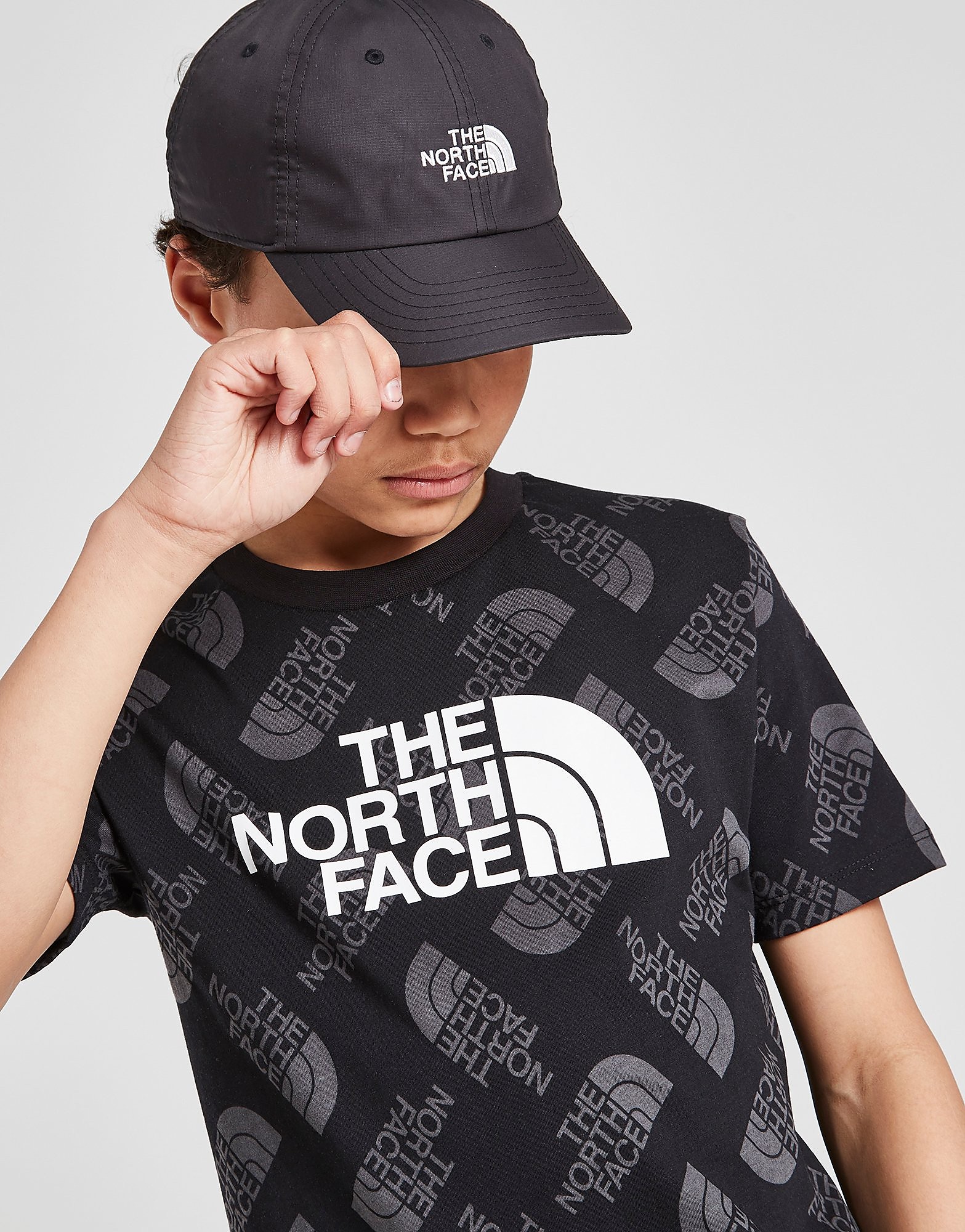 

The North Face All Over Print T-Shirt Junior - Only at JD - Black - Kids, Black